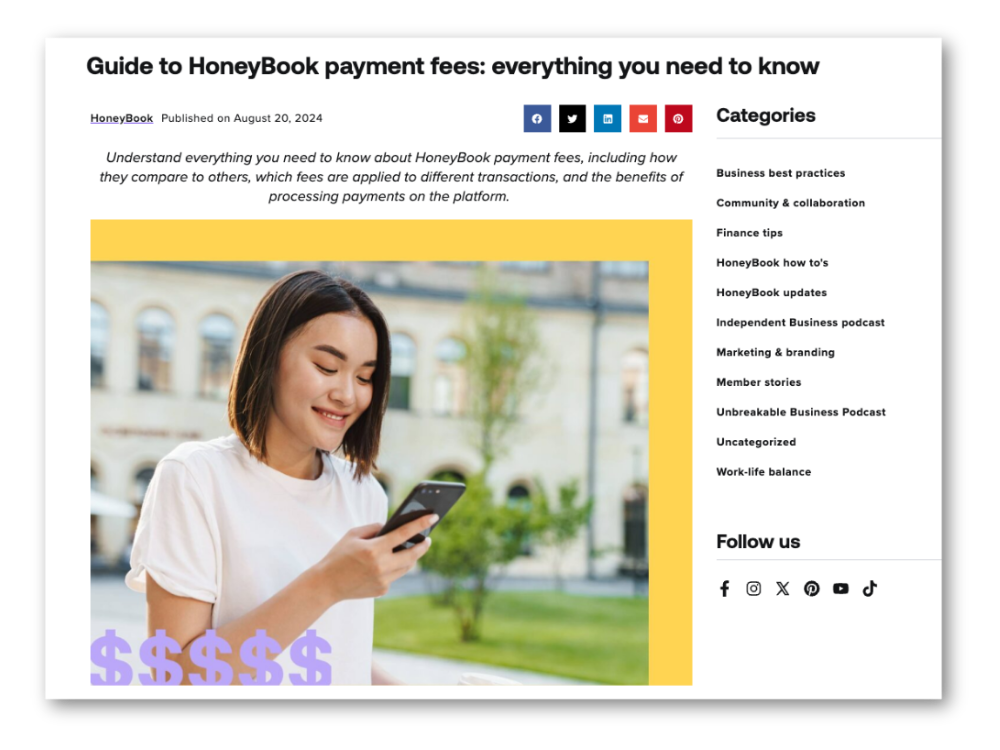 Branded content writing sample