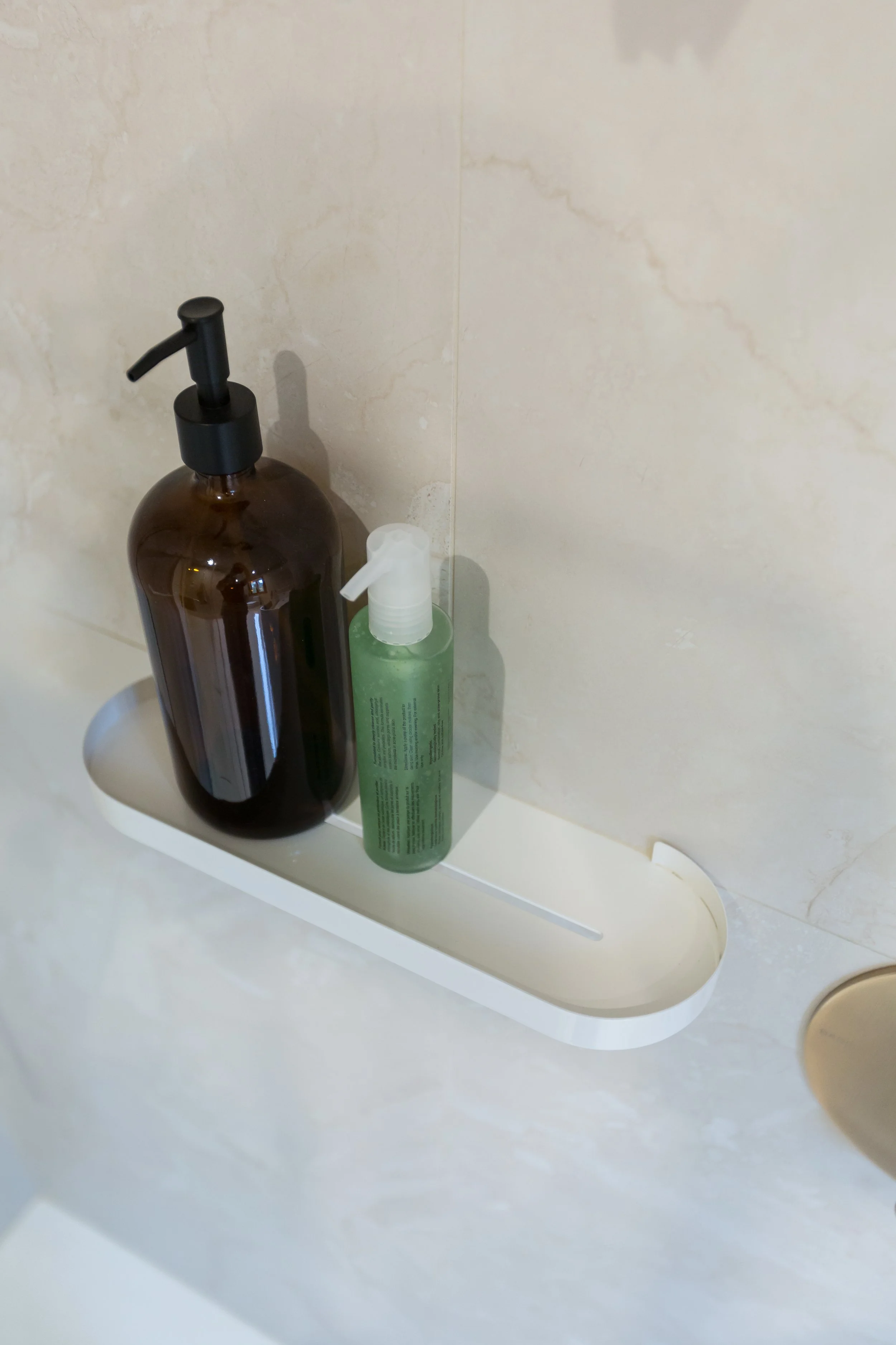 tablette douche sur mesure