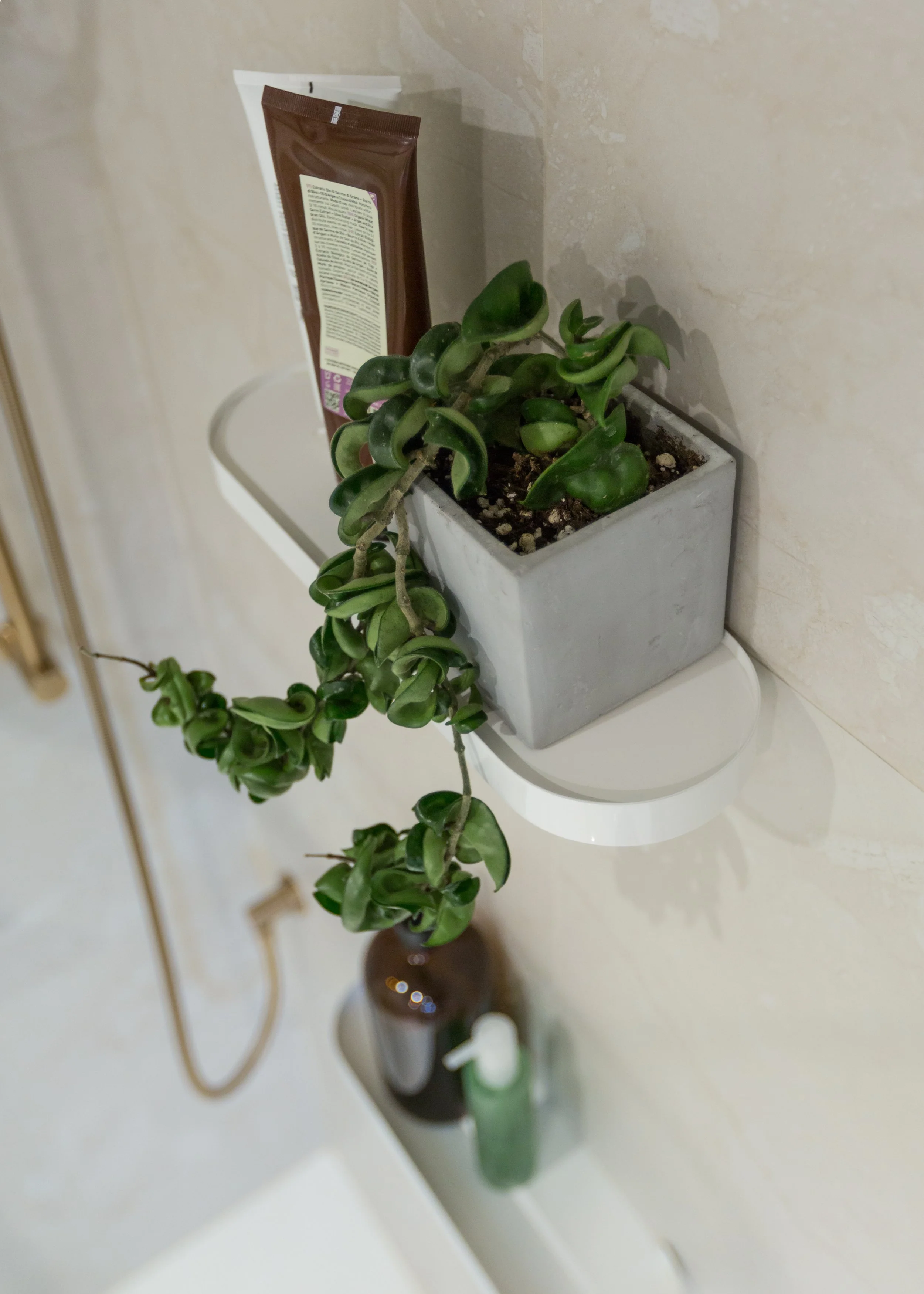 tablette douche sur mesure