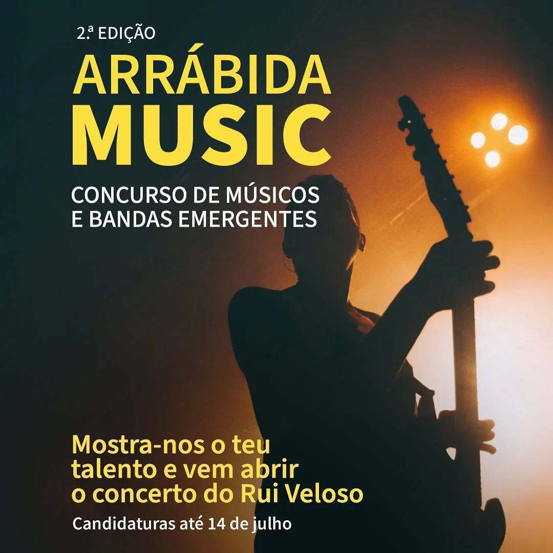 🎸 ARR&Aacute;BIDA MUSIC 2025 🎤

&Eacute;s m&uacute;sico ou tens uma banda emergente? Esta &eacute; a tua oportunidade!

Mostra-nos o teu talento e habilita-te a abrir o concerto de @ruivelosoficial no @centro.arrabidashopping Arr&aacute;bidaShoppin