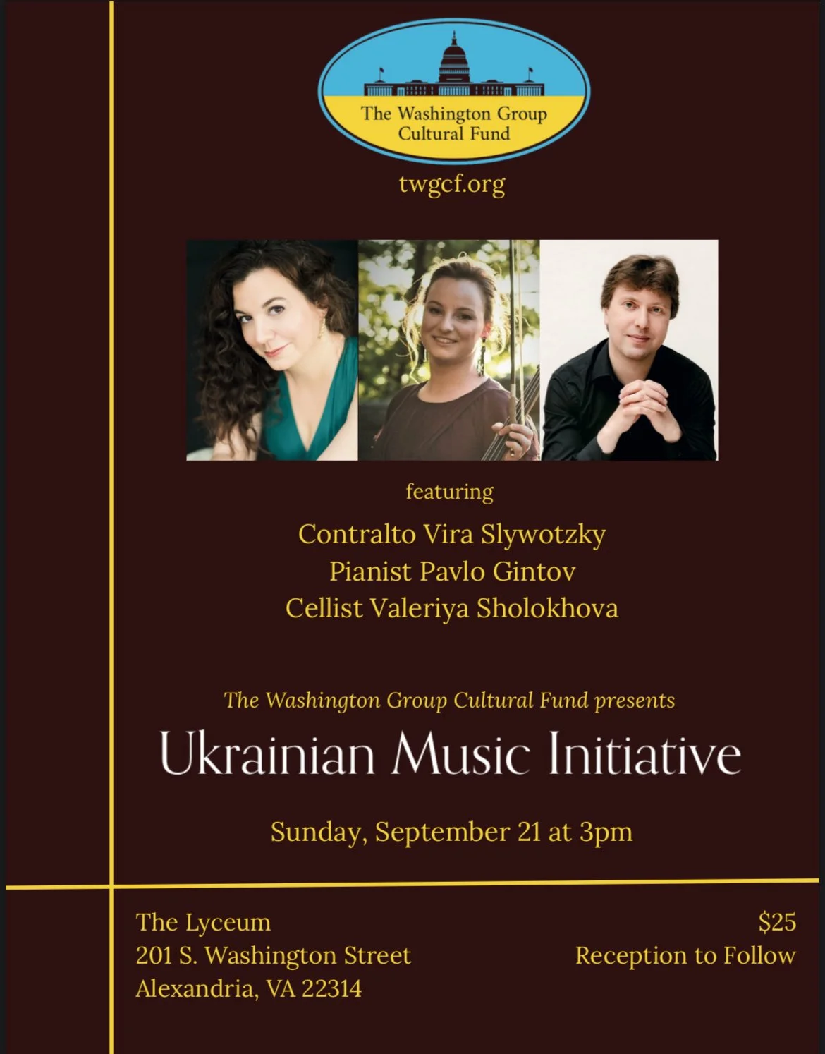 Ukrainian Music Initiative at the Lyceum - Alexandria, VA