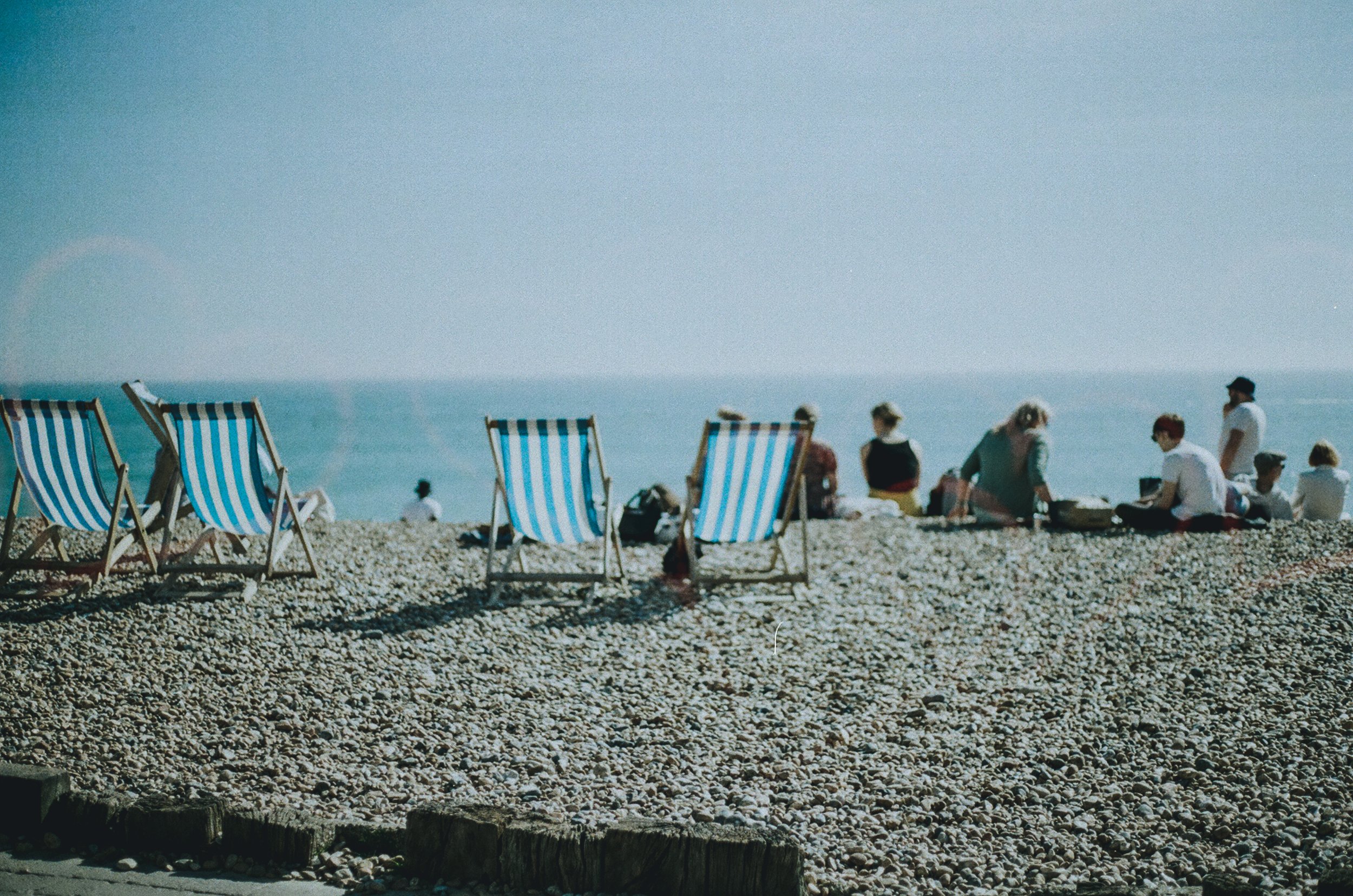 The beach, Brighton 