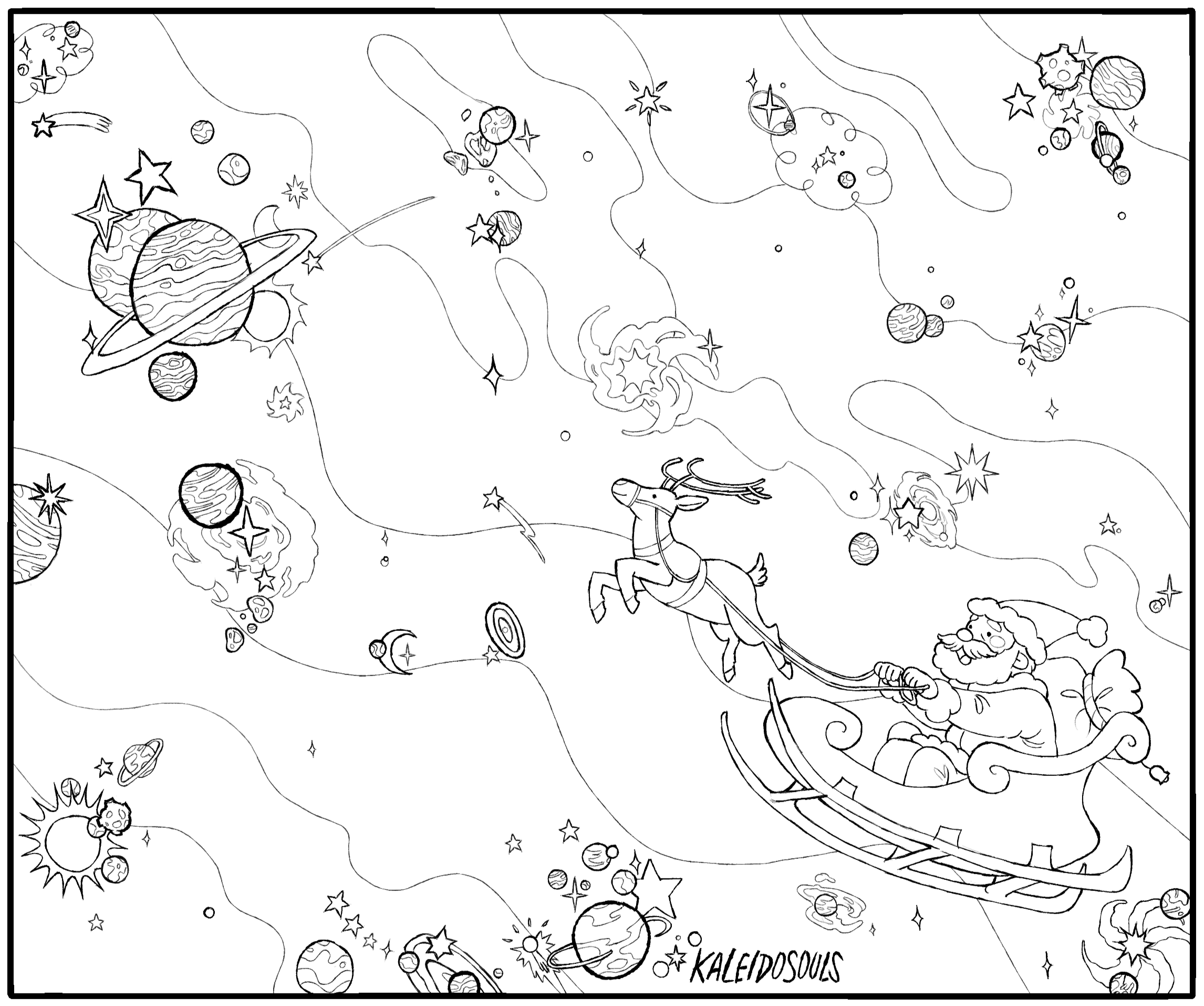 Point Process Santa for Christmas