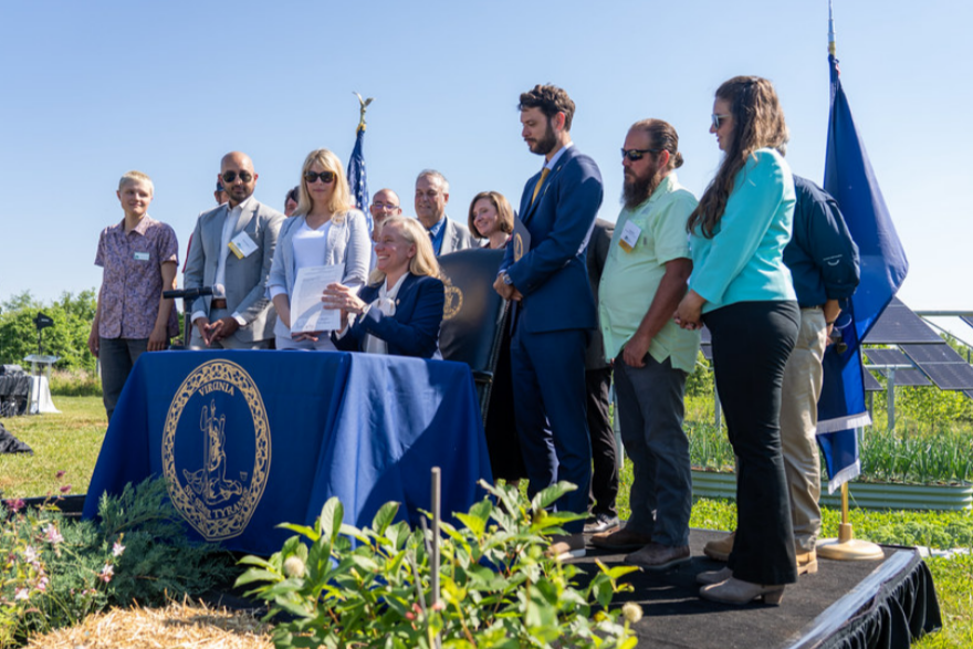 Agrivoltaics Bill Signing in Aldie