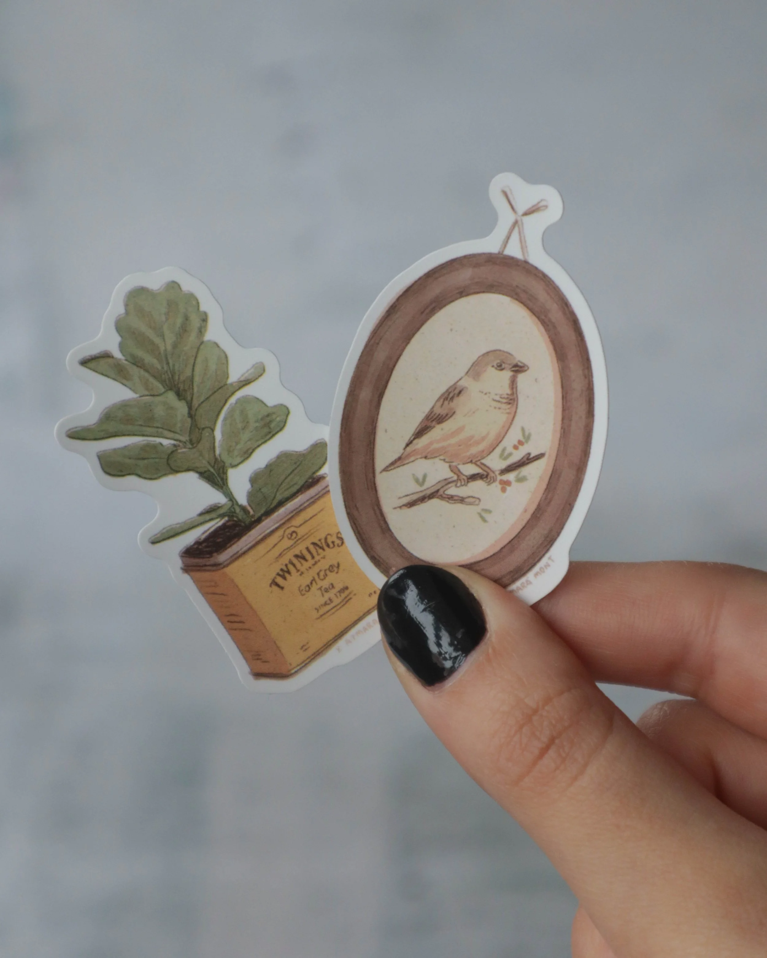 Set x 2 pegatinas - Otoño