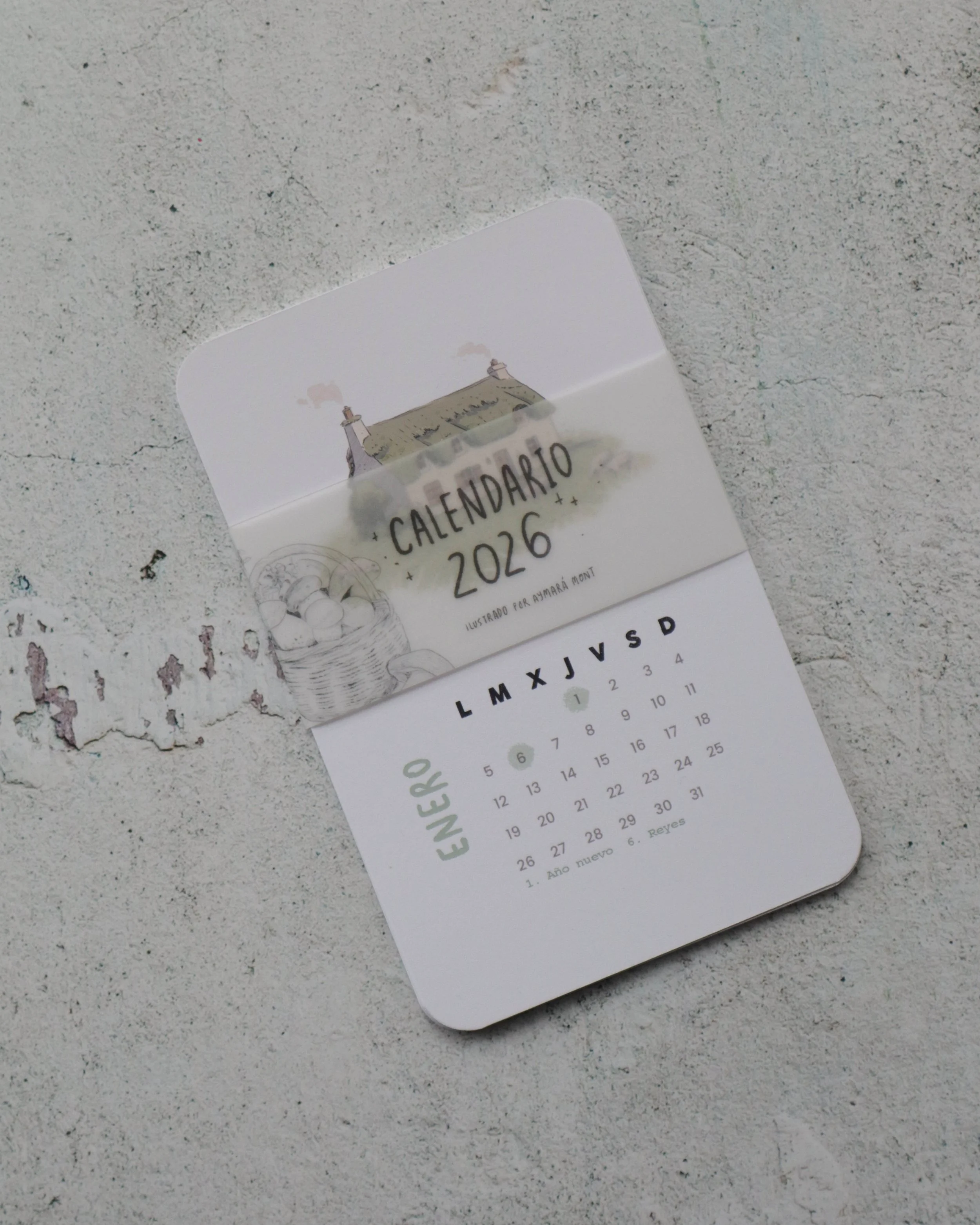 Calendario 2026 - Cottagecore REPUESTO