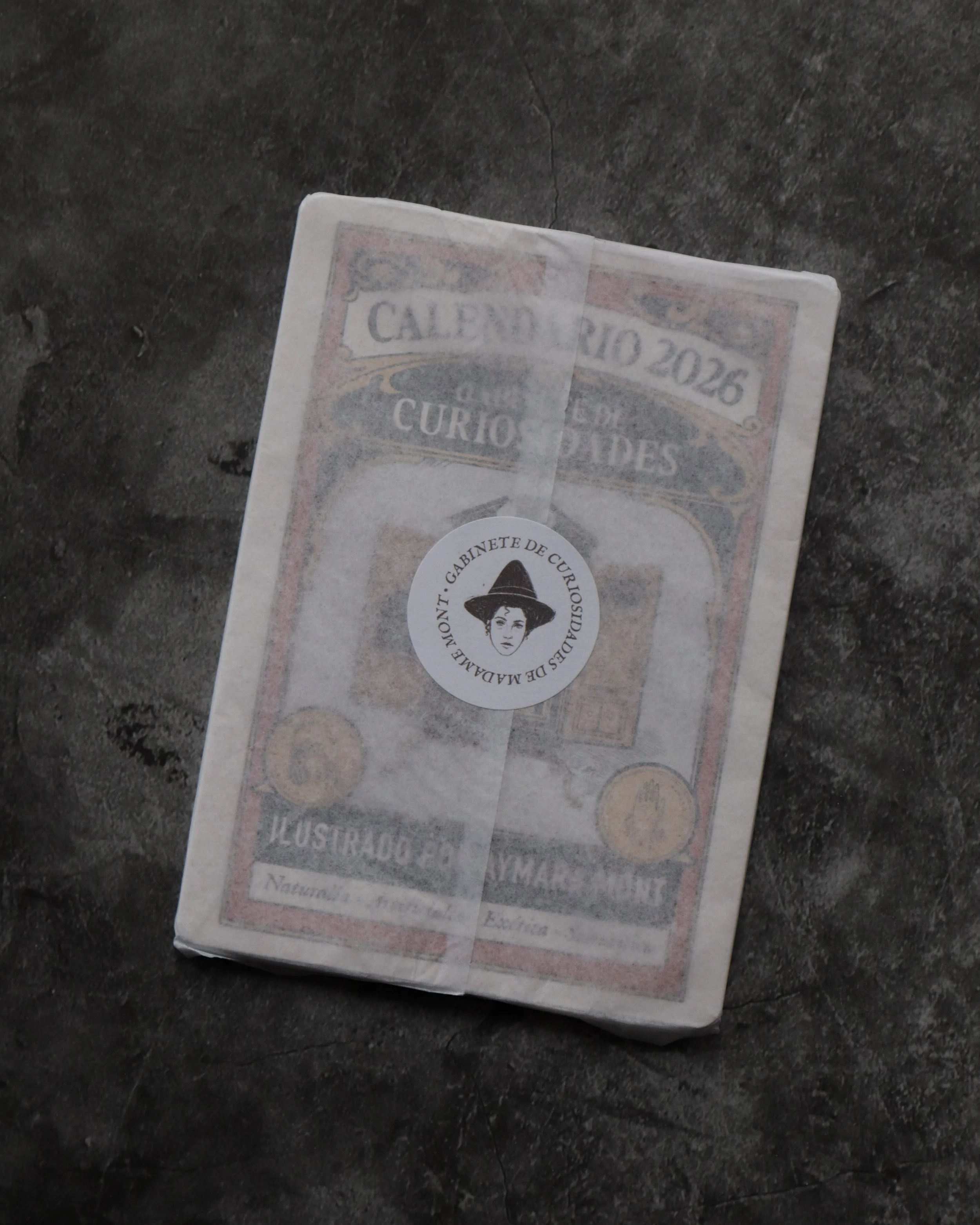 Calendario 2026 - Gabinete de curiosidades REPUESTO