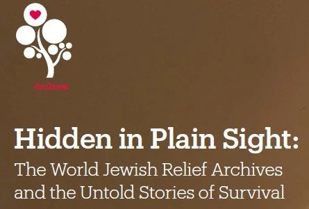 World Jewish Relief Webinar - "Hidden In Plain Sight", featuring Mona Golabek