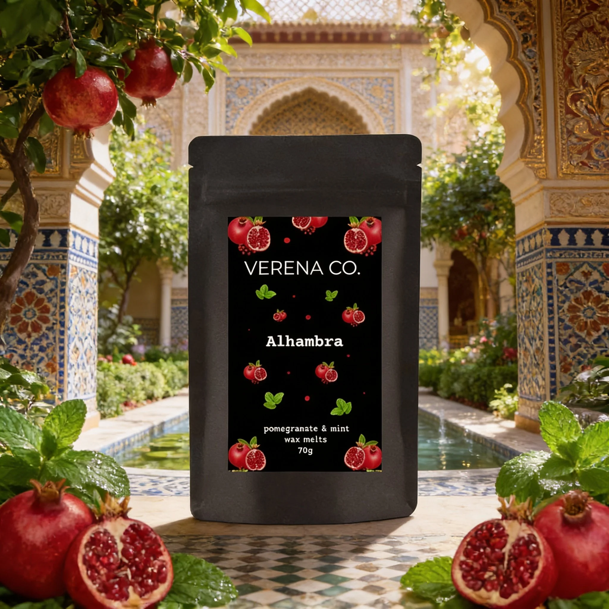 Alhambra - Pomegranate & Fresh Mint - Wax Melts
