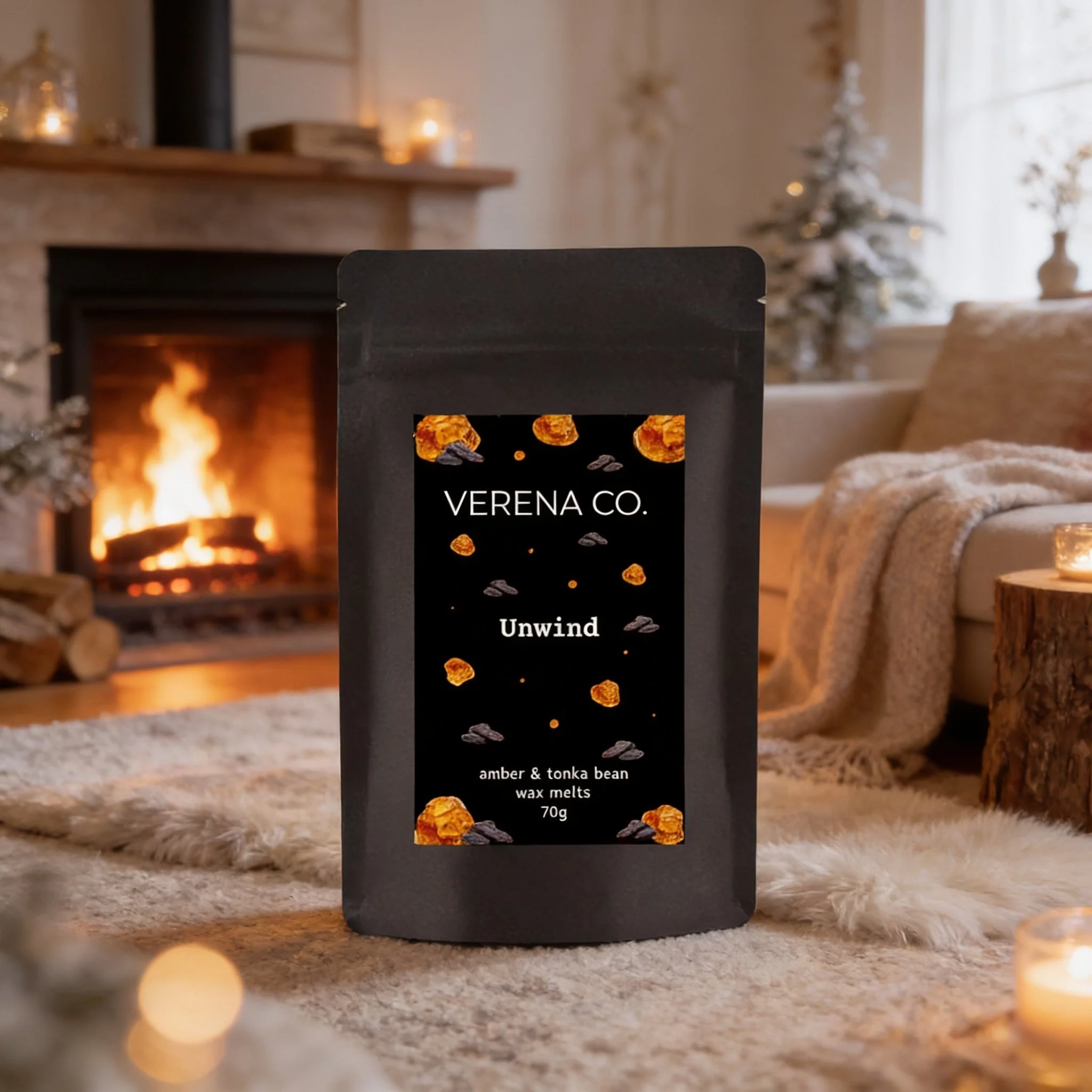 Unwind - Amber & Tonka - Wax Melts