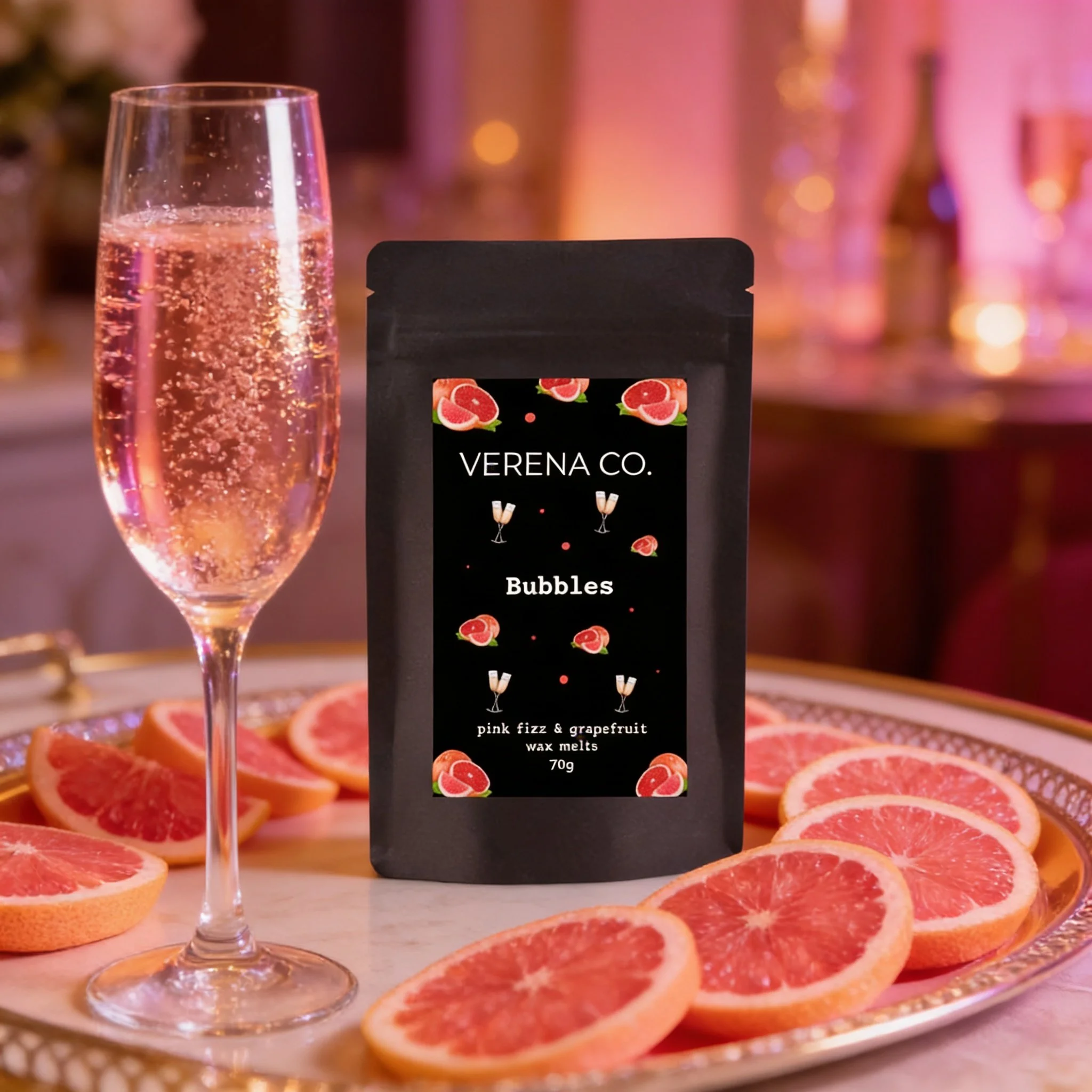 Bubbles - Pink Fizz & Grapefruit - Wax Melts