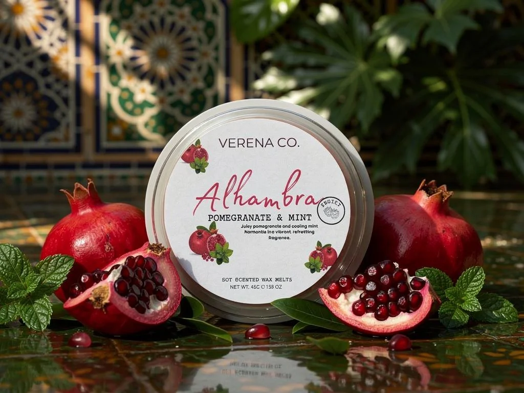 Alhambra - Pomegranate & Fresh Mint - Wax Melts