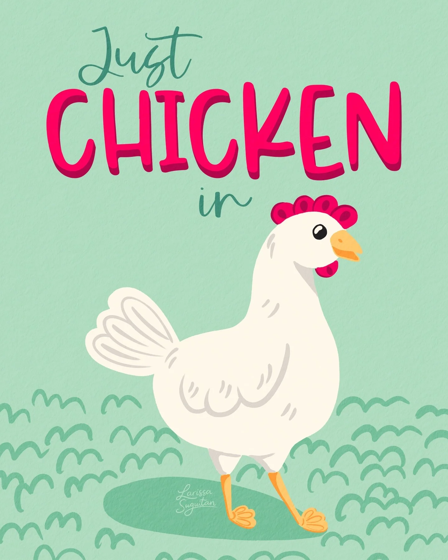 How are you cock-a-doodle-doing this week? 🐔 I&rsquo;m watching chickens so this felt necessary 🤣
