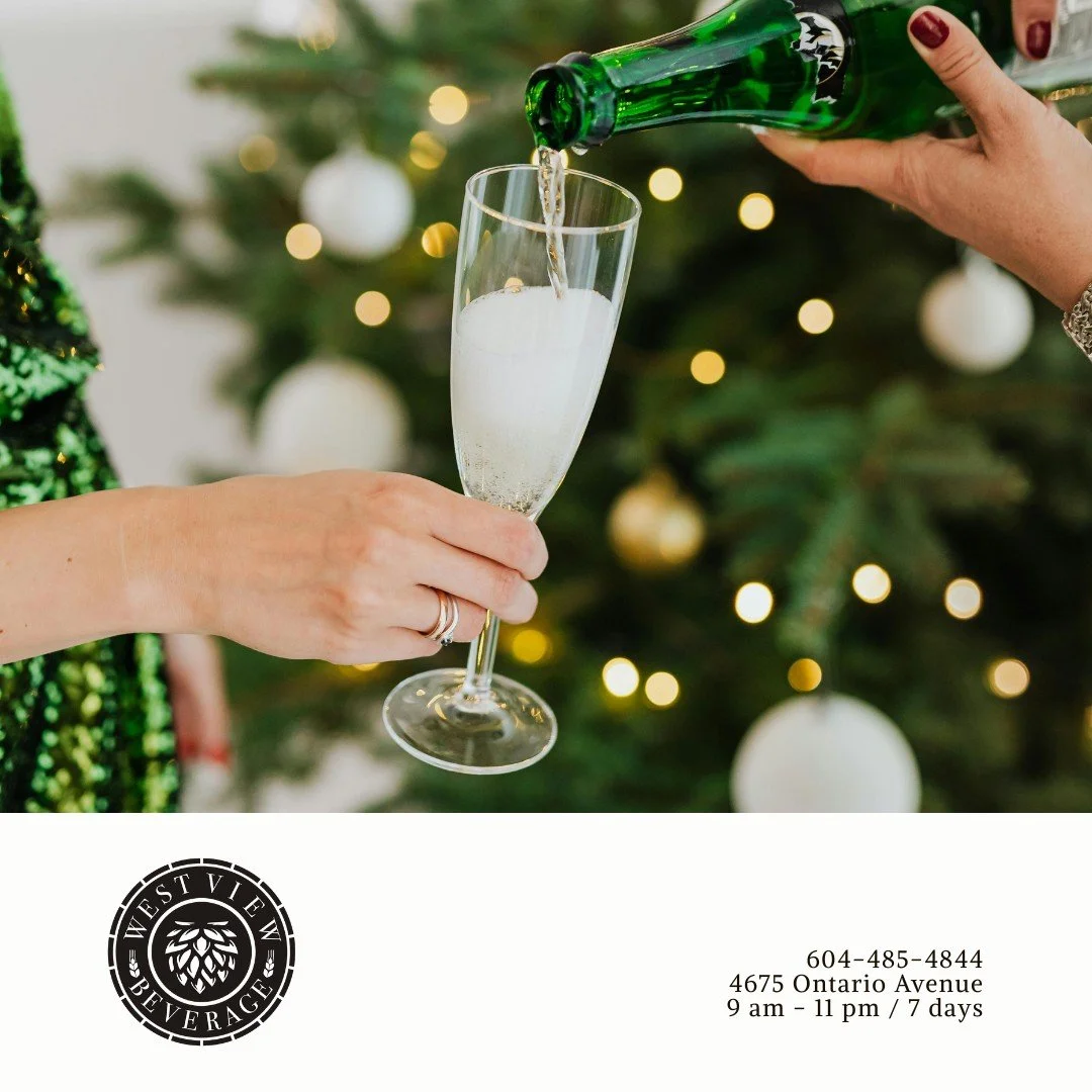 The holiday season is upon us. 

Pick up your bubbles today at Westview Beverage!