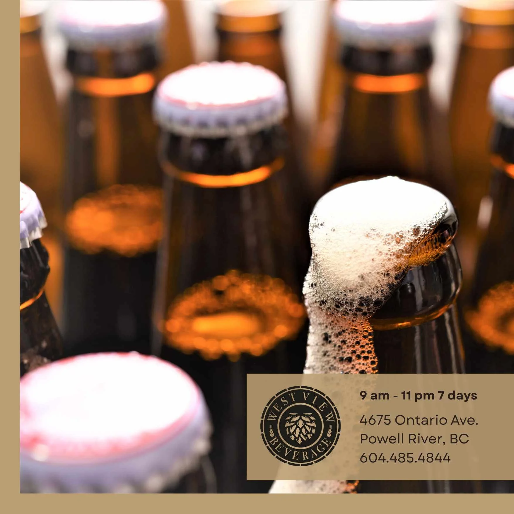 Visit us at Westview Beverage - Open 9 am - 11 pm