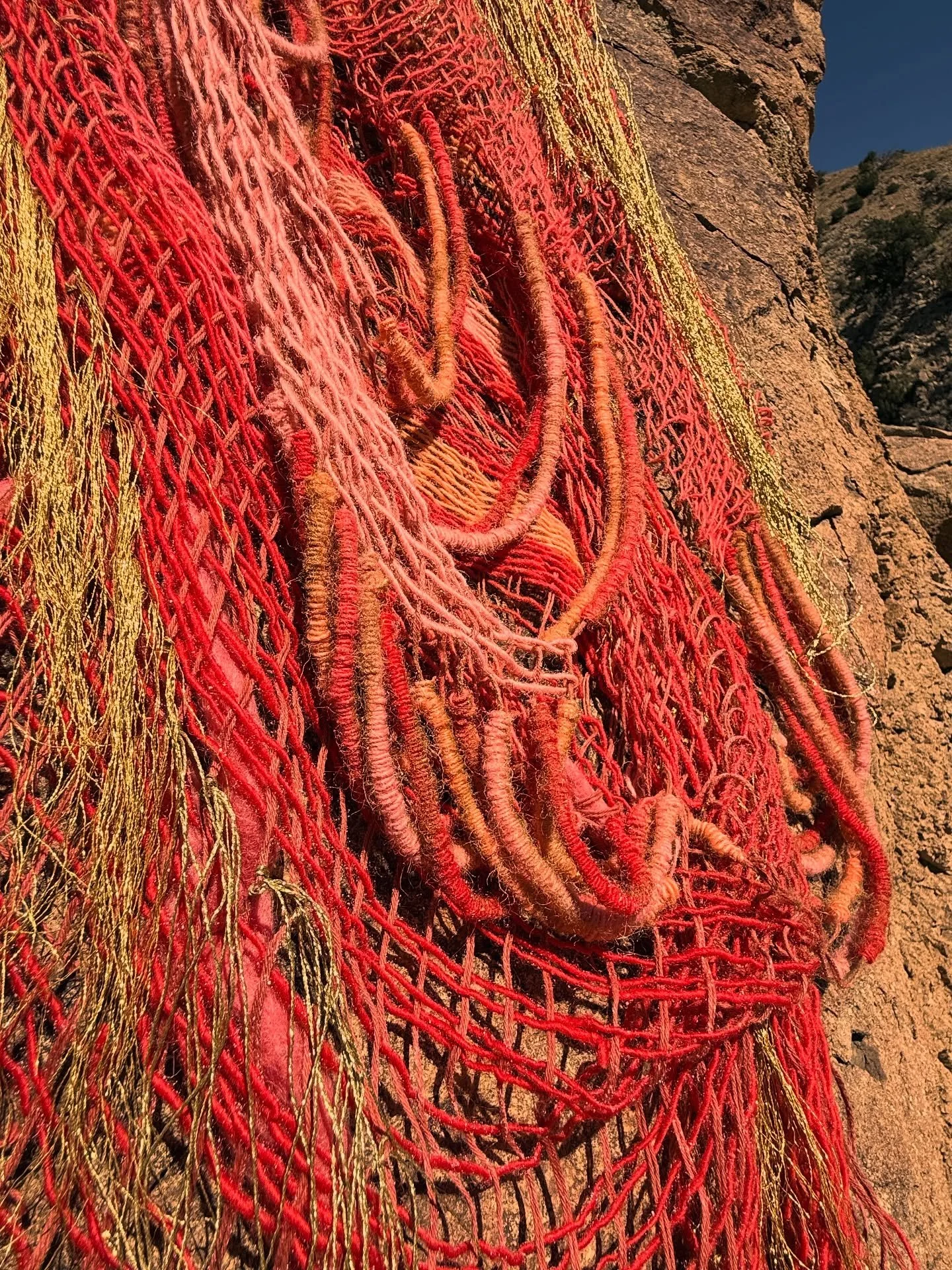 &ldquo;Wandering Through Canyonlands at Golden Hour&rdquo; is the first large piece in my new series &ldquo;Eclosion&rdquo;. This is the form she wanted to take when she came off of the loom. Inspired by the otherworldly red rock formations of the ma