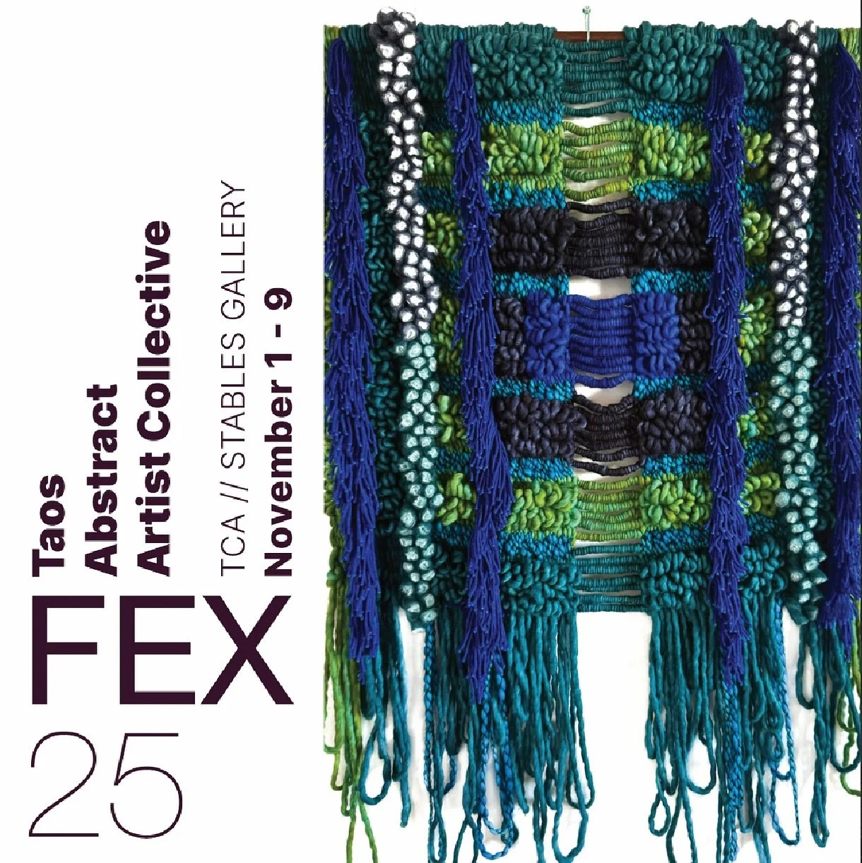 Please join us for the opening of @taosabstractartistcollective Fall Show at Stables Gallery in Taos this Saturday, November 1! So many amazing artists under one roof! The show runs November 1-9. ✨