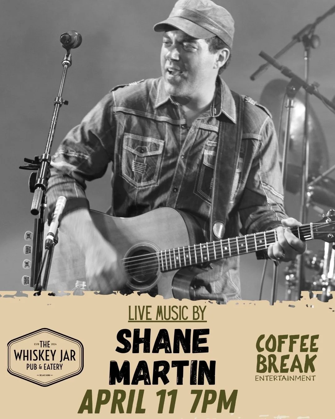 live music by Shane Martin