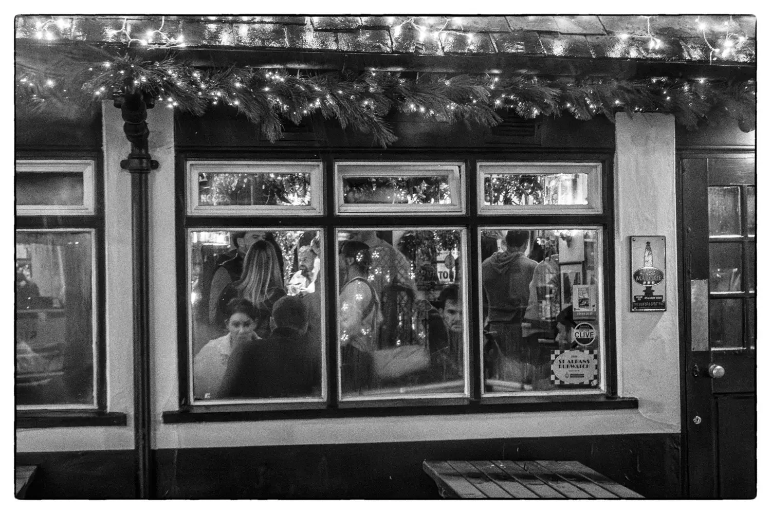 The Boot Pub St Albans on a cold and wet winters evening.webp