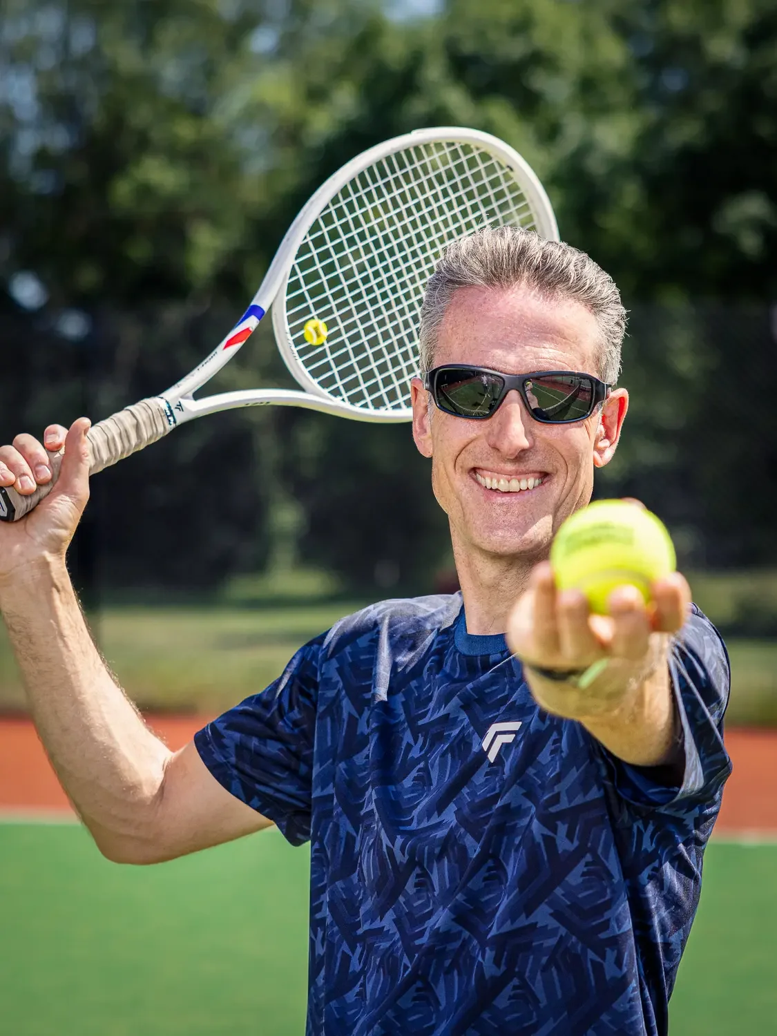 Personal branding photography for a tennis coach in St Albans