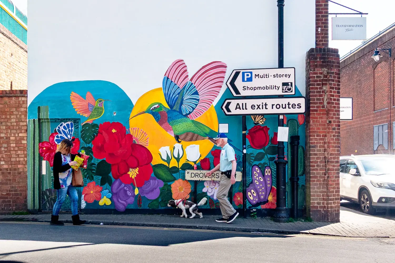 Another stop on the St Albans BID mural trail, tucked just off the high street