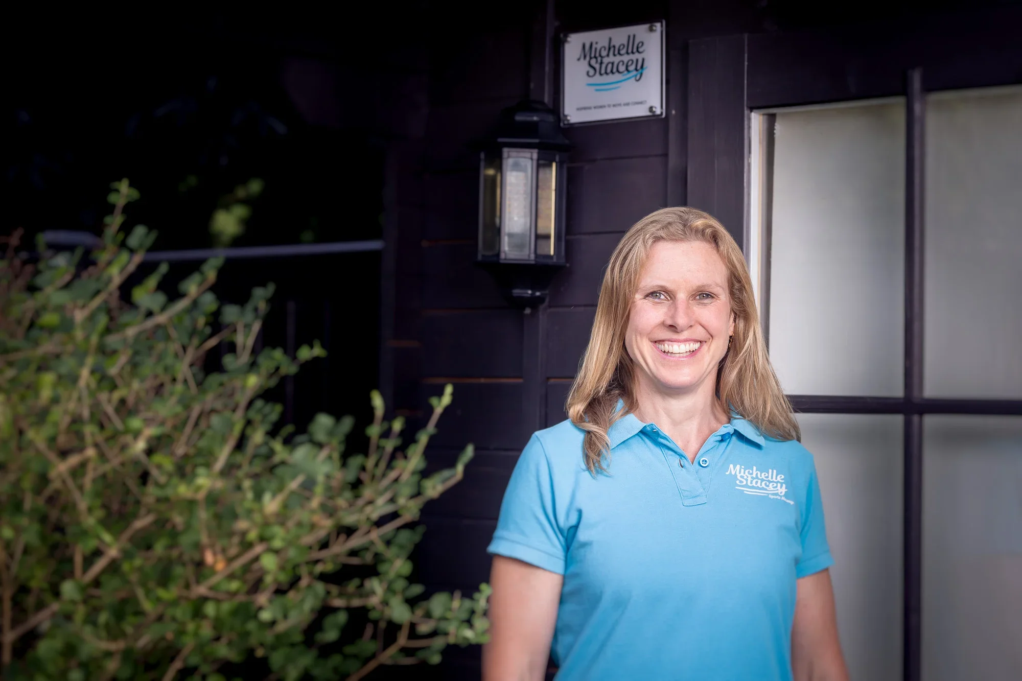 Personal branding photography for a sports massage therapist in Harpenden
