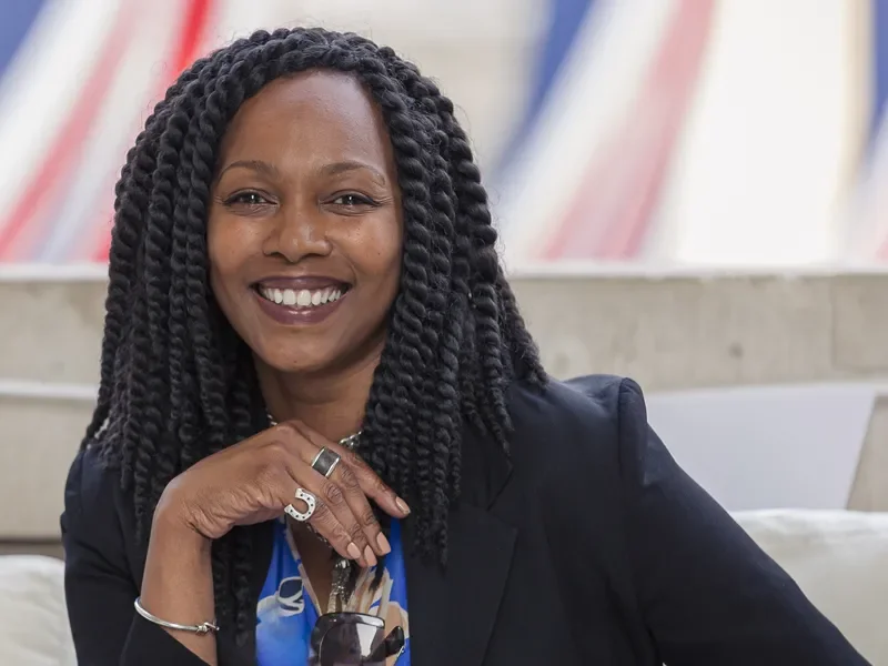 Portrait of a female at an event in London