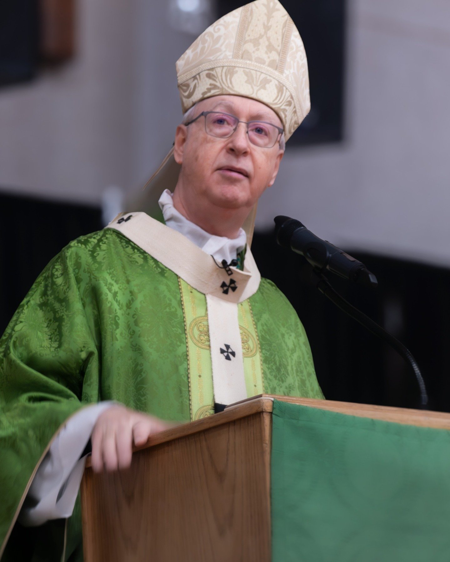 St. Thomas Aquinas Regional School welcomed Archbishop Smith for their monthly school Mass. The readings pointed to God&rsquo;s lasting kingdom and Christ&rsquo;s call to live without fear. His Grace offered a clear message on trust in God and steady