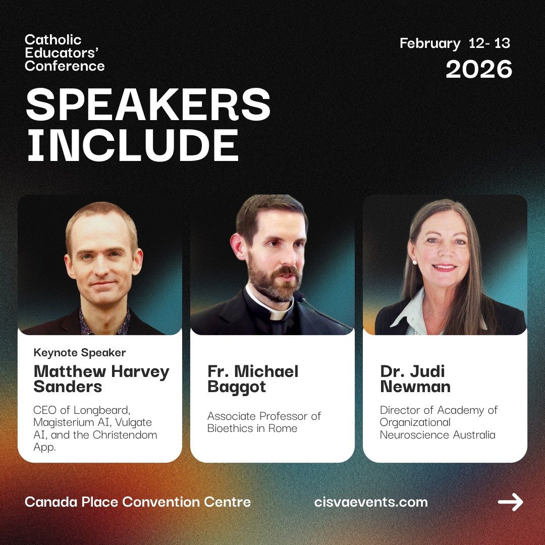 Human First: Faith, Literacy, and AI in Catholic Education
In a rapidly changing world shaped by artificial intelligence, literacy demands, and shifting cultural landscapes, Catholic educators are called to lead with clarity, courage, and creativity.