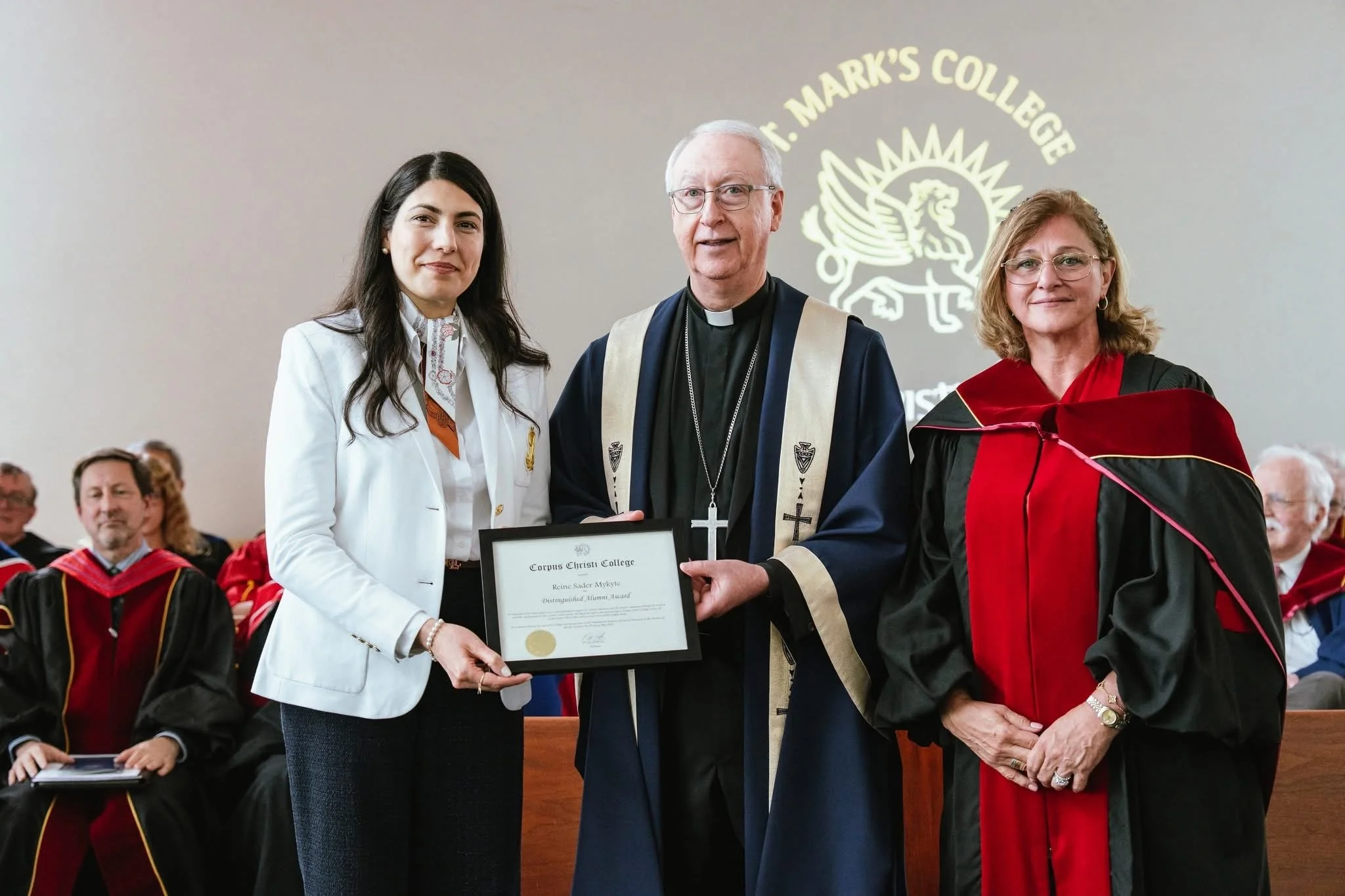 Reine Sader Mykyte Honoured with Inaugural Distinguished Alumni Award