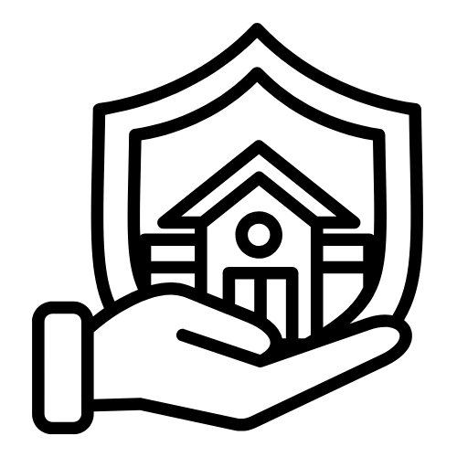 A cartoon cat in a black outline style with a surprised expression.