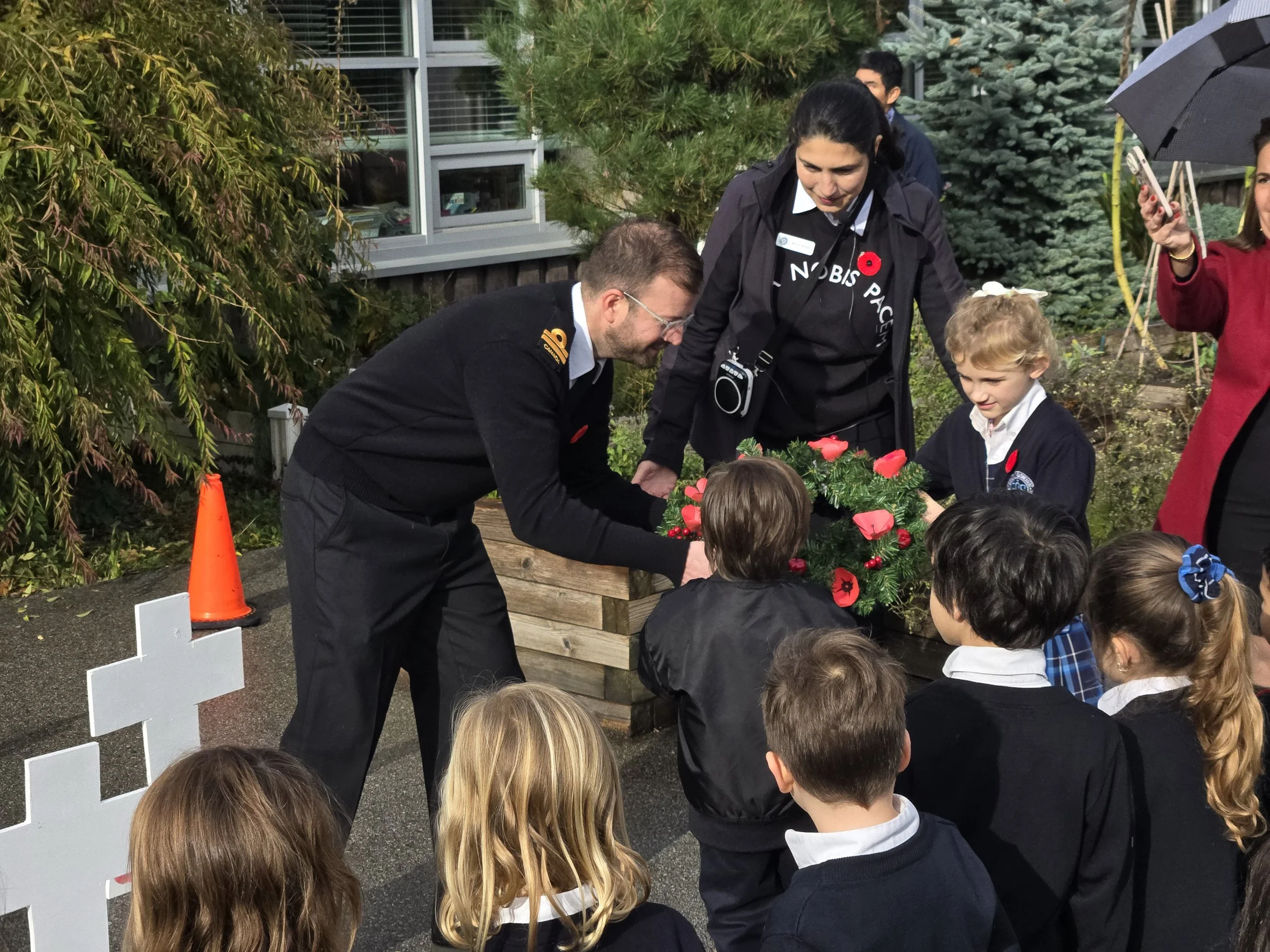 Honouring Remembrance Day at Blessed Sacrament School