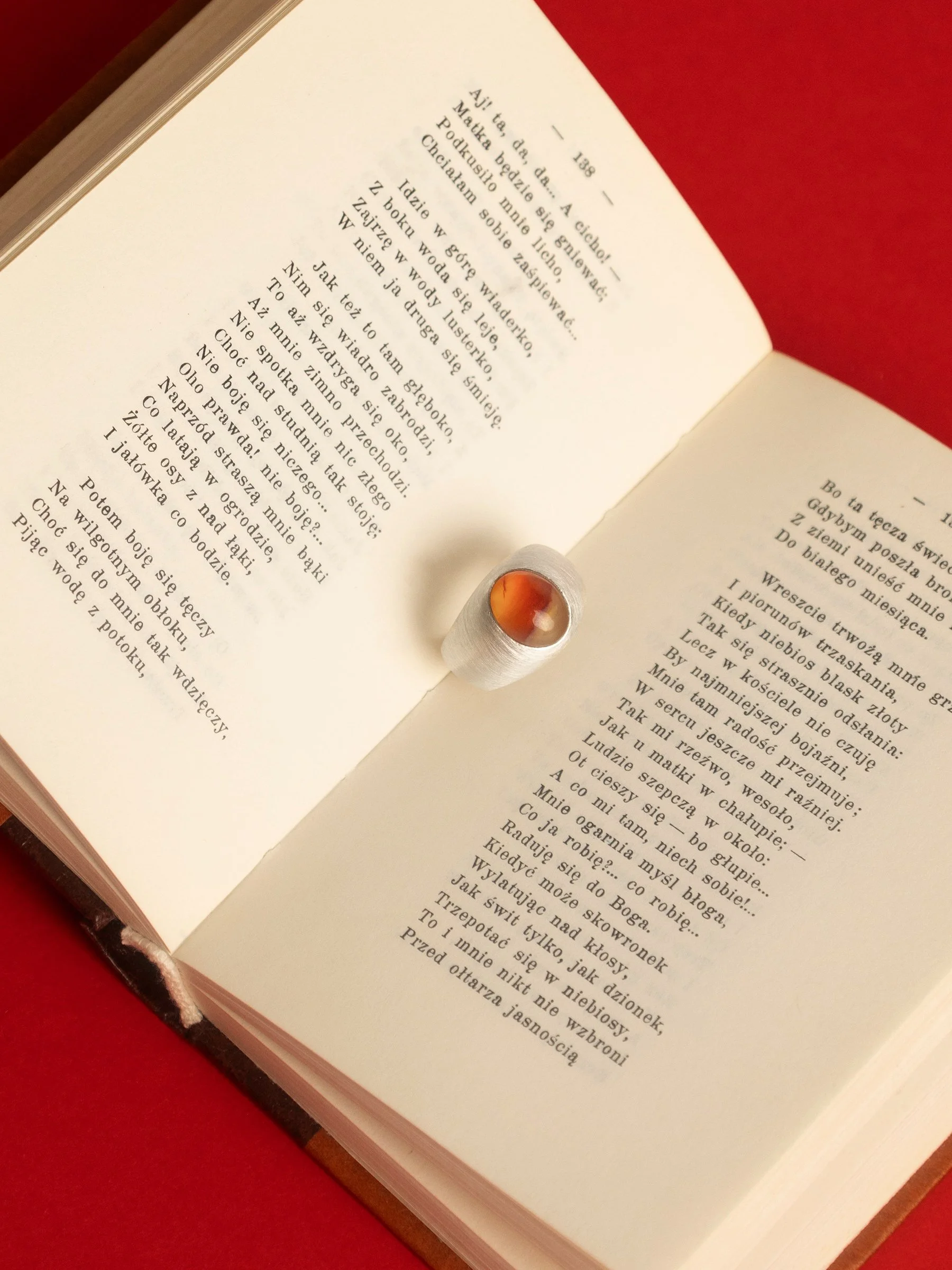 Materia Carnelian Signet Ring