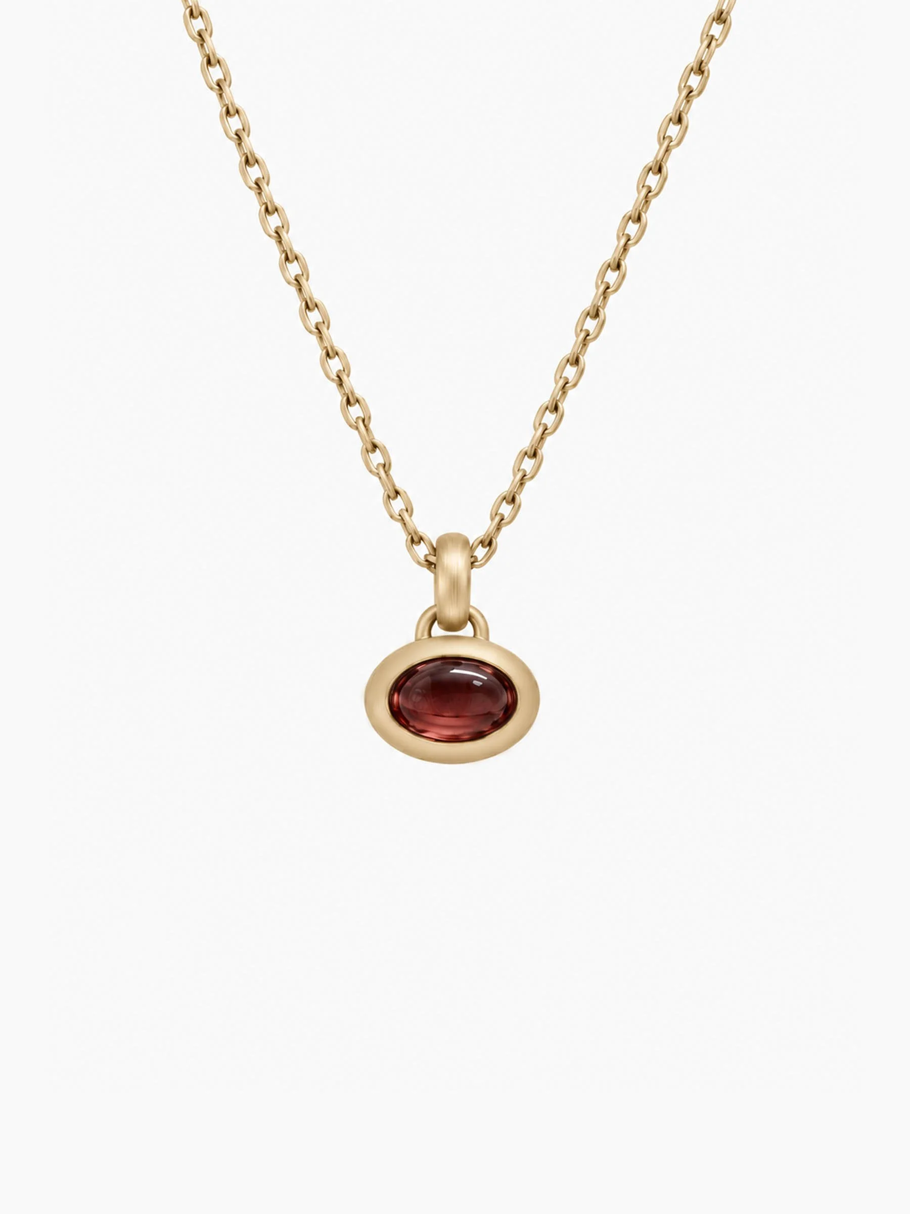 Garnet Cabochin Pendant 9K gold .jpg