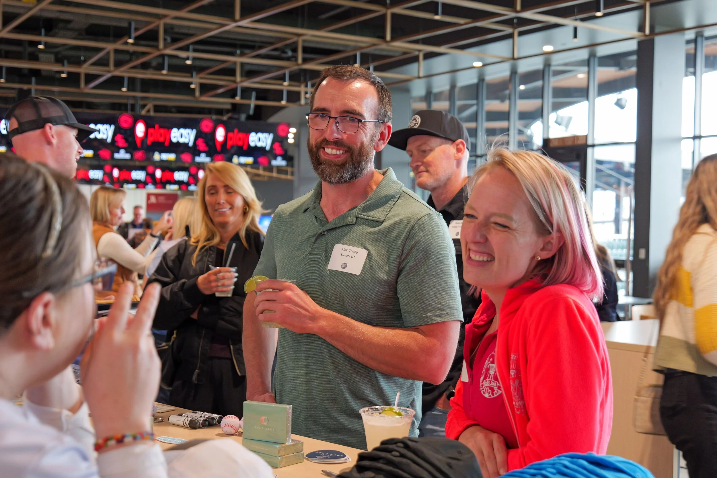 Attendees at the Sports Salt Lake Summit in Daybreak, UT. Enticer Media photography Salt Lake City, Utah.