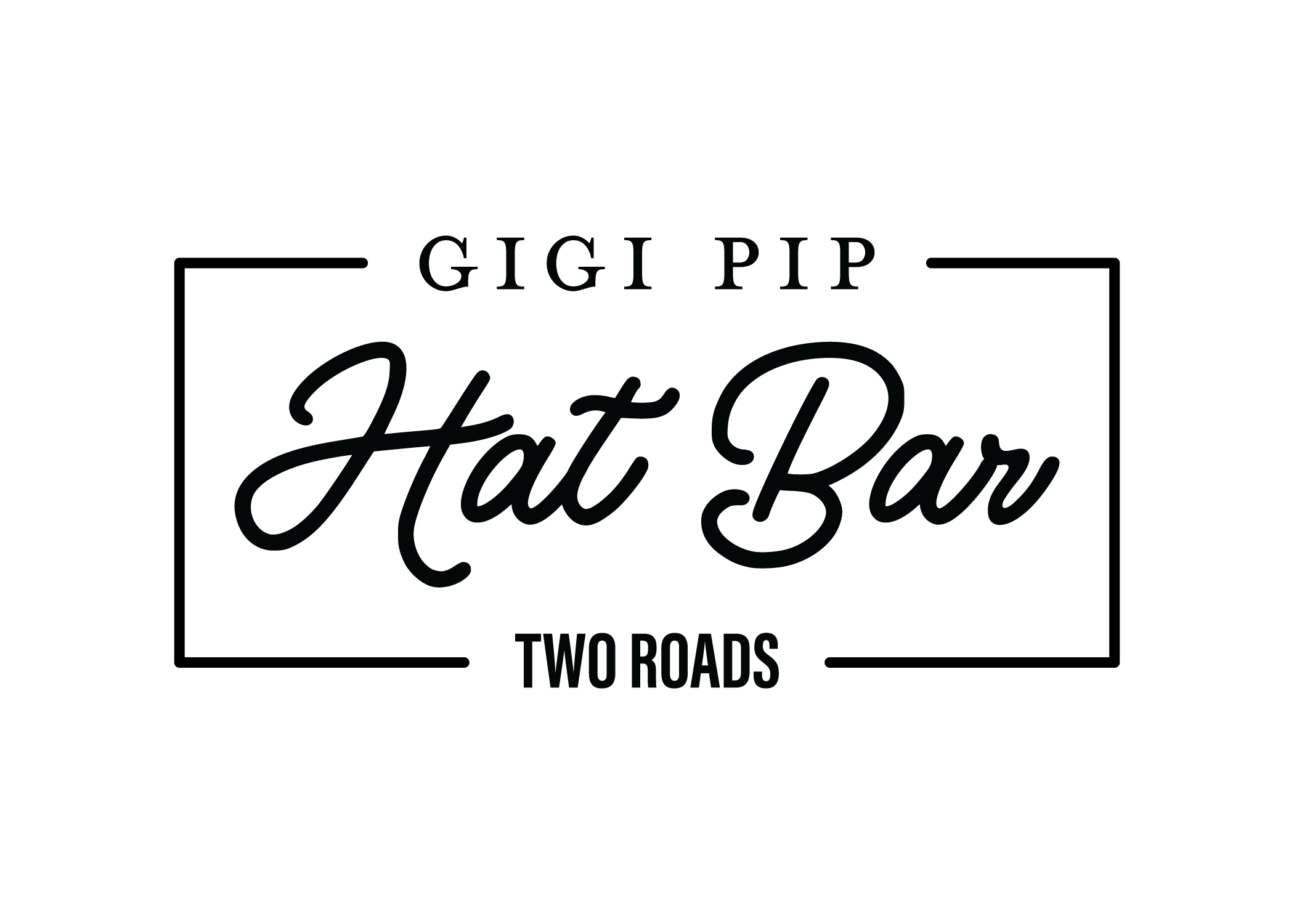 Gigi Pip Hat Bar company logo. Enticer Media client Gigi Pip Hat Bar.