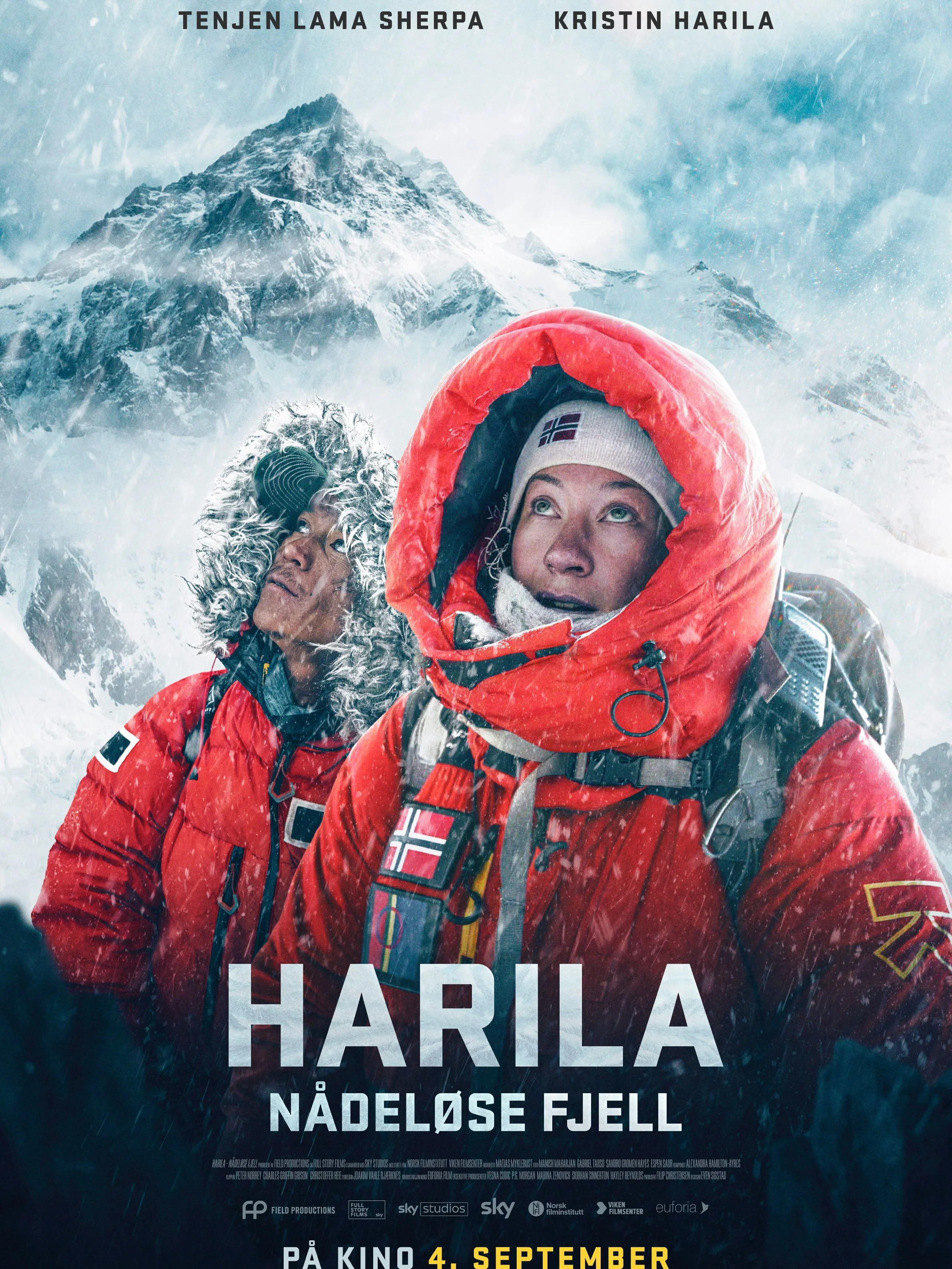 Den norske filmfestivalen i Haugesund har norgespremiere p&aring; &laquo;Harila - n&aring;del&oslash;se fjell&raquo; s&oslash;ndag 23. august kl. 16.00 i Edda 1. Dette er en dokumentar som f&oslash;lger Kristin Harilas fors&oslash;k p&aring; &aring; 