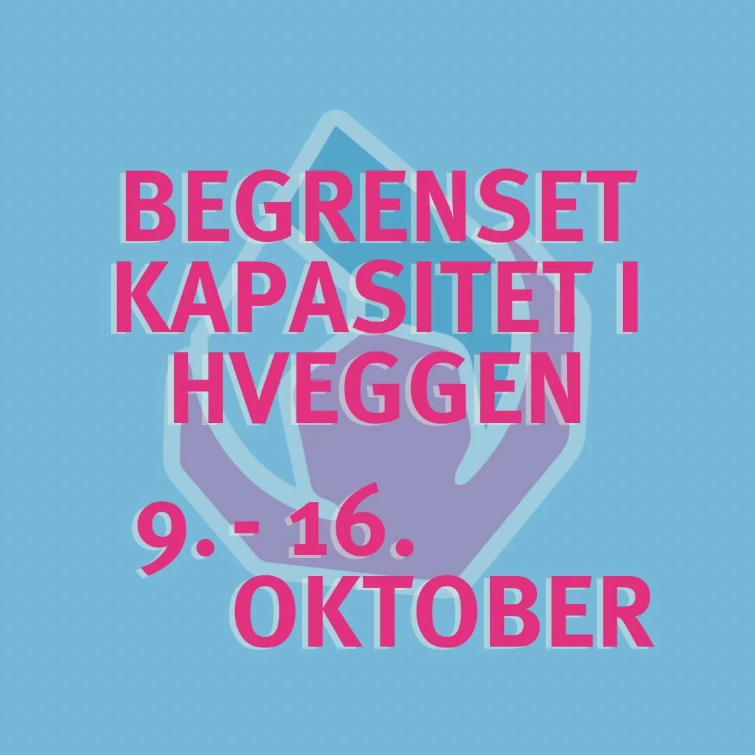 Vi er straks i gang med en real omskruing av taurutene i Hveggen. 

F&oslash;rstkommende helg 9. 10. og 11. oktober skrus det meste av ruter ned, vaskes og klargj&oslash;res for skruing av nye ruter. Denne helgen er kapasiteten s&aring; d&aring;rlig 