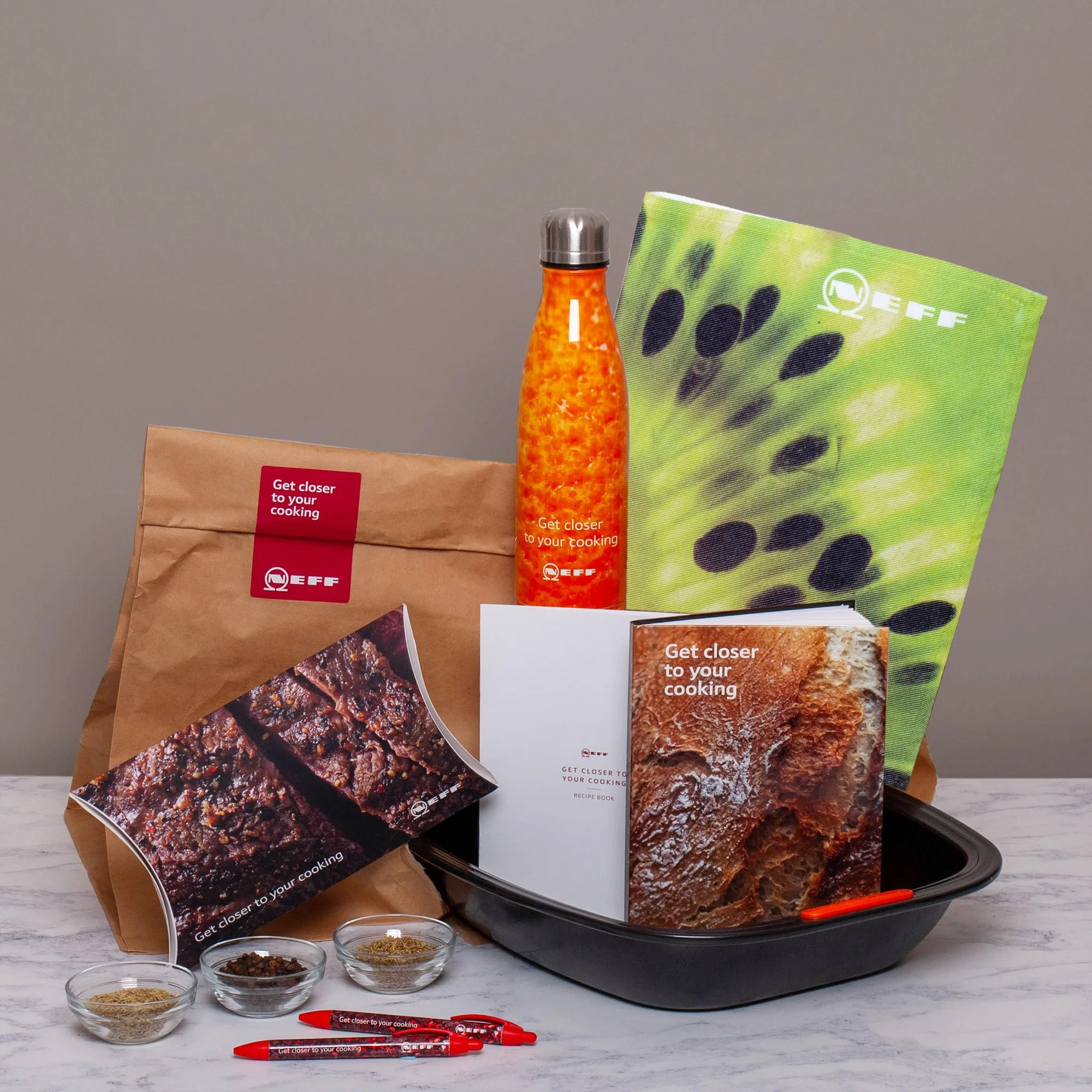 Promotional Branded Gift Packs for Neff Including Cookware, Spices and Branded Merchandise
