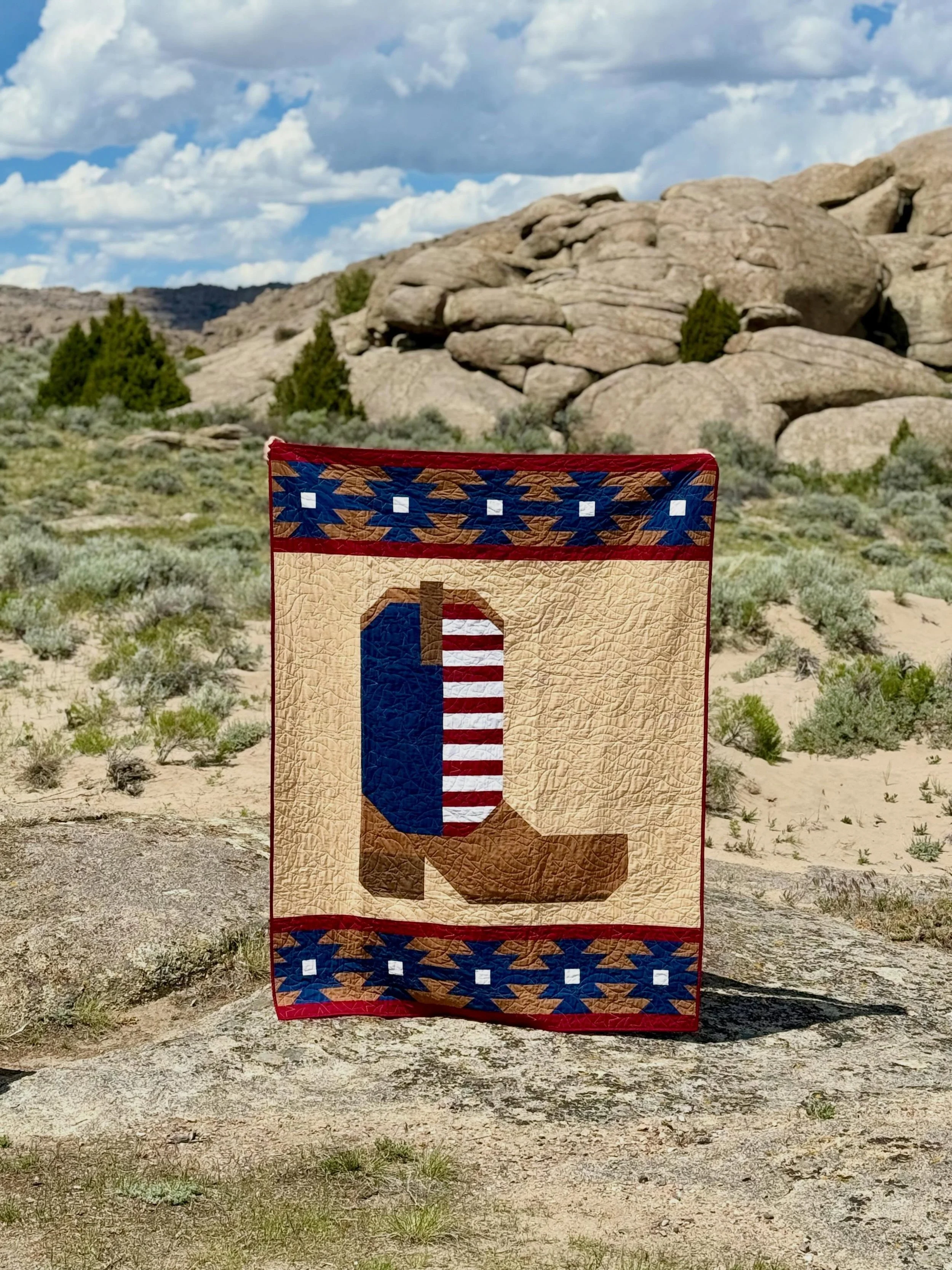 Every family has stories. Some are told around the table and some are carried forward in the things we make. Our Heartland Boot quilt is our way of celebrating the roots that ground us and the heritage that brought us to where we are today. ❤️ 

Patt