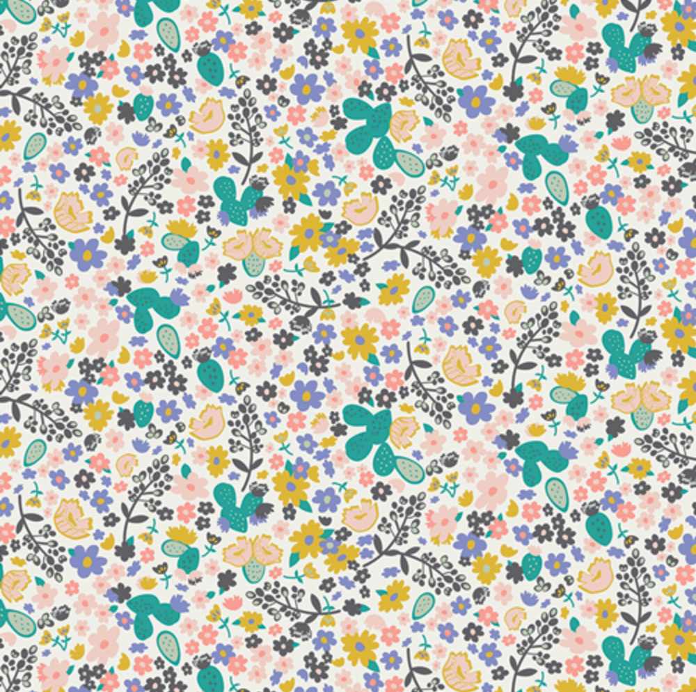 Cactus Flowers - Winter Field