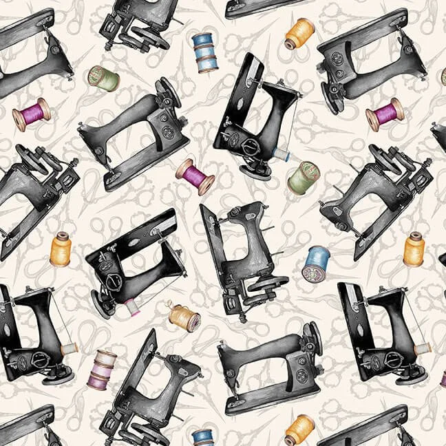 Tossed Sewing Machines