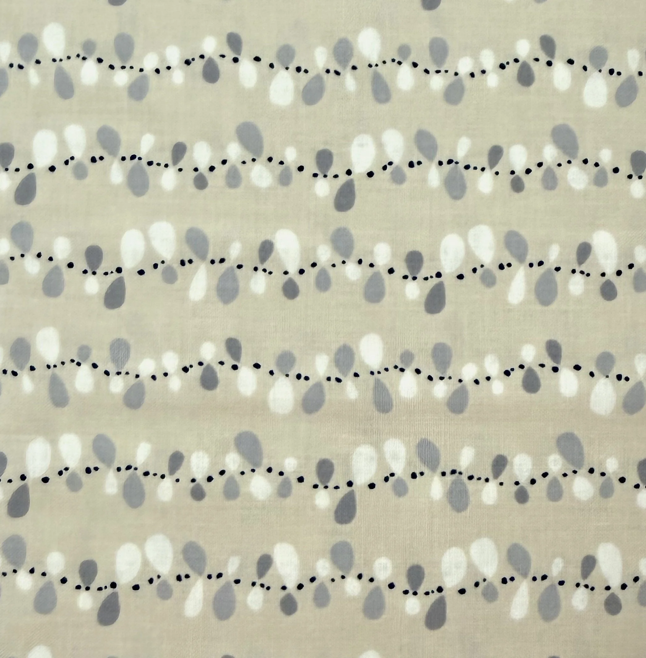 Andover Modern Gray Oval Stripe