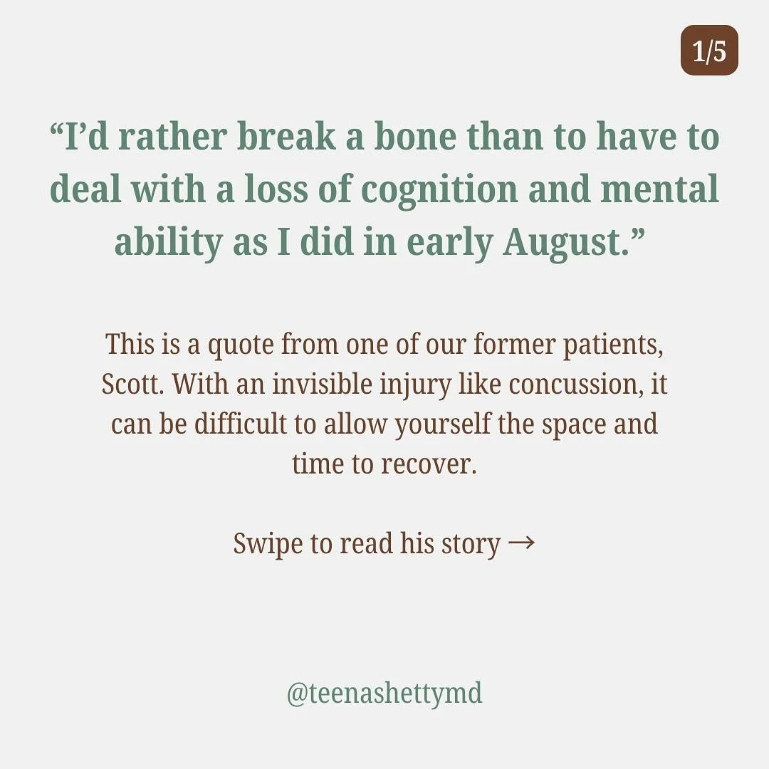At the Concussion Program, we like to think of all of our patients as more than just patients. Scott is also an exceptional physical therapist at HSS, lacrosse player, coach, and father. We&rsquo;re back with another #patientspotlight to share his re