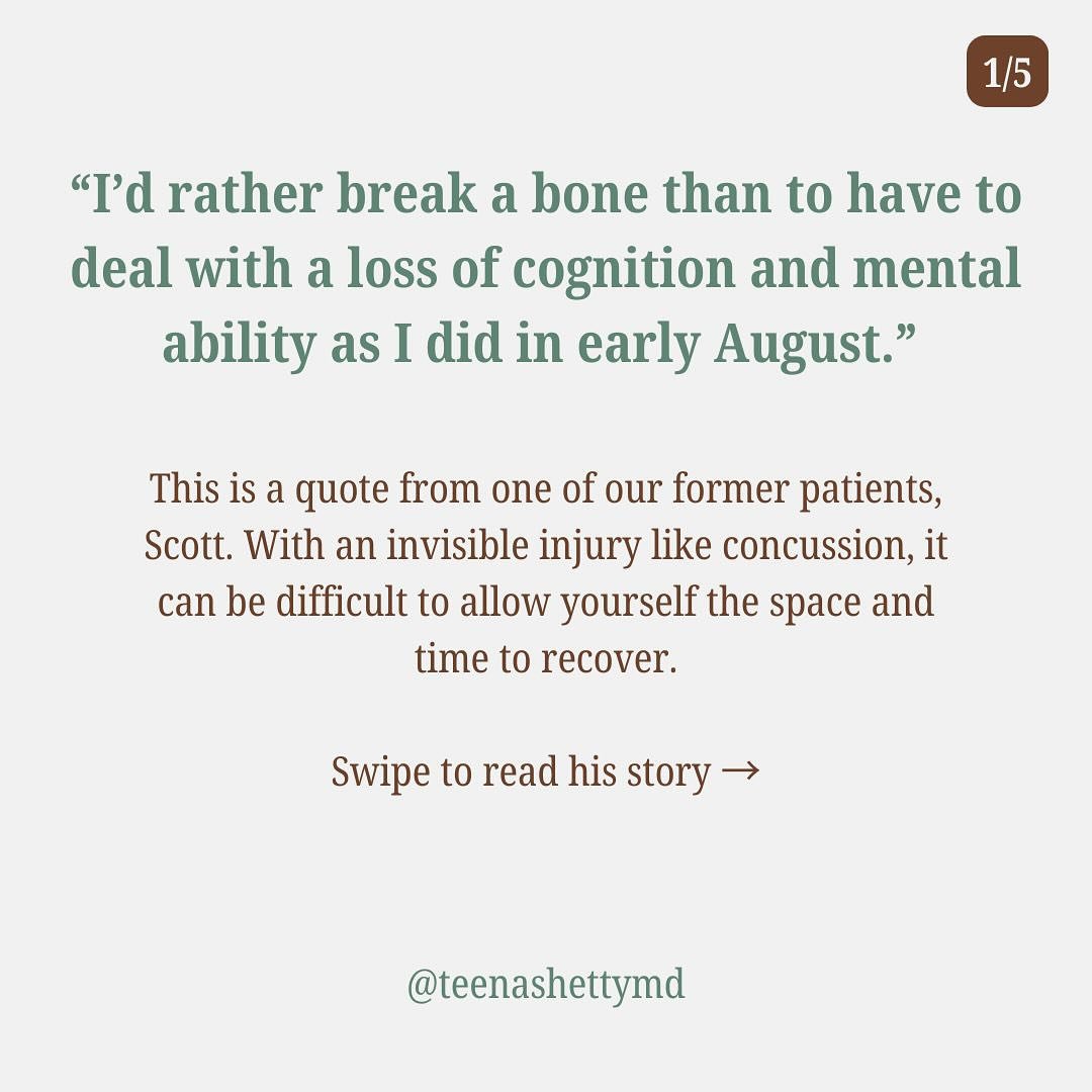 At the Concussion Program, we like to think of all of our patients as more than just patients. Scott is also an exceptional physical therapist at HSS, lacrosse player, coach, and father. We&rsquo;re back with another #patientspotlight to share his re