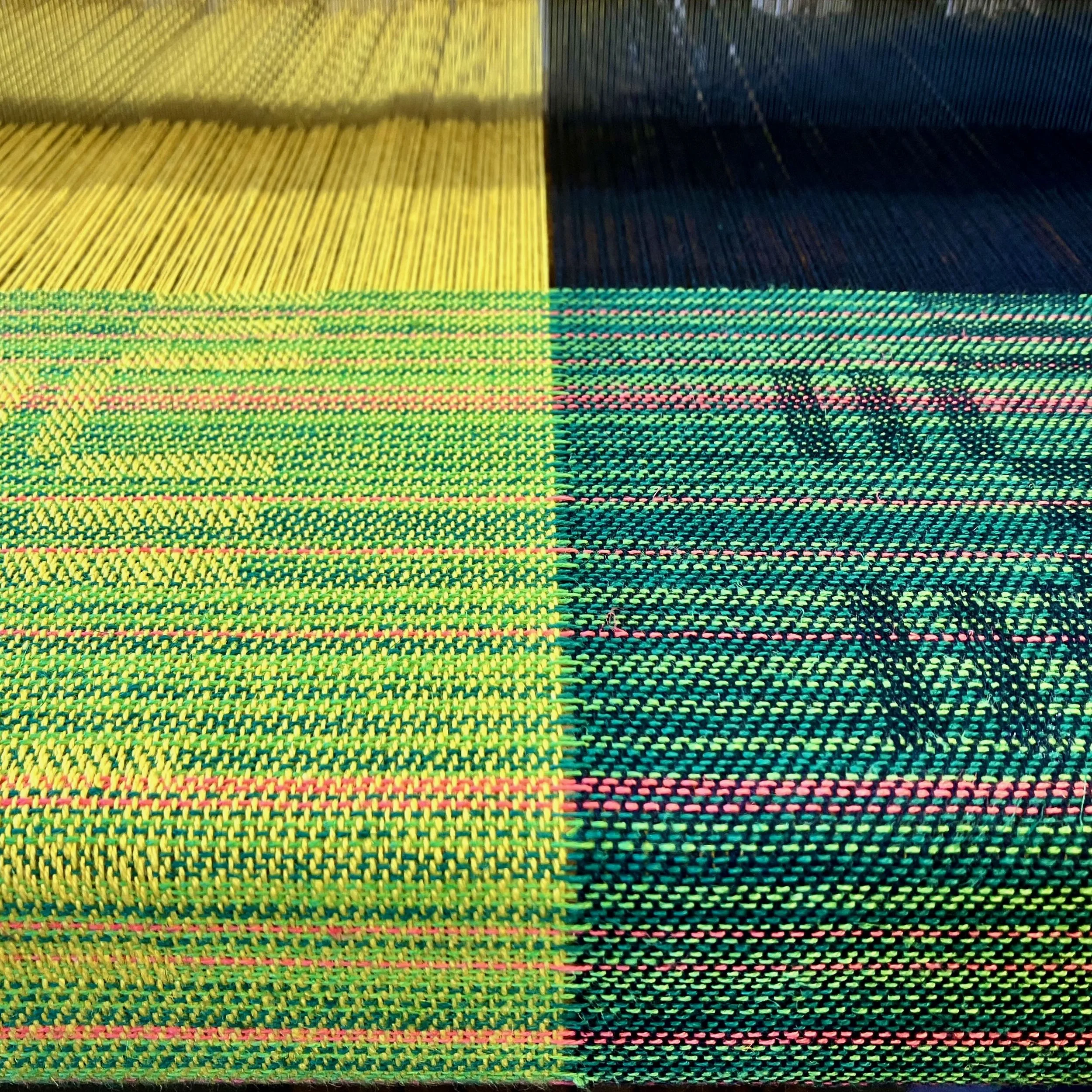 Handdoek groen geel - aanblik.jpeg