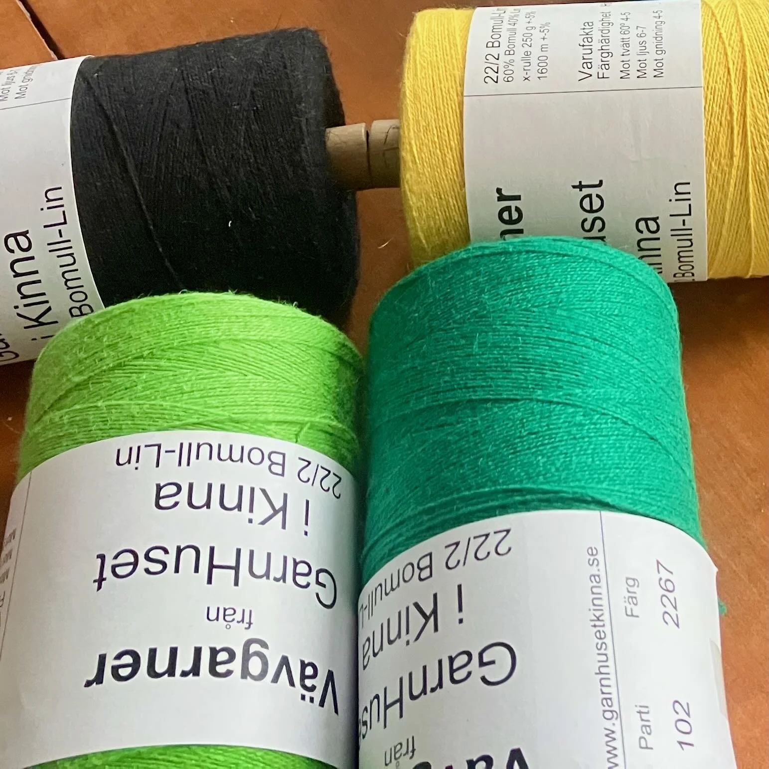 Handdoek groen geel - garen.jpeg