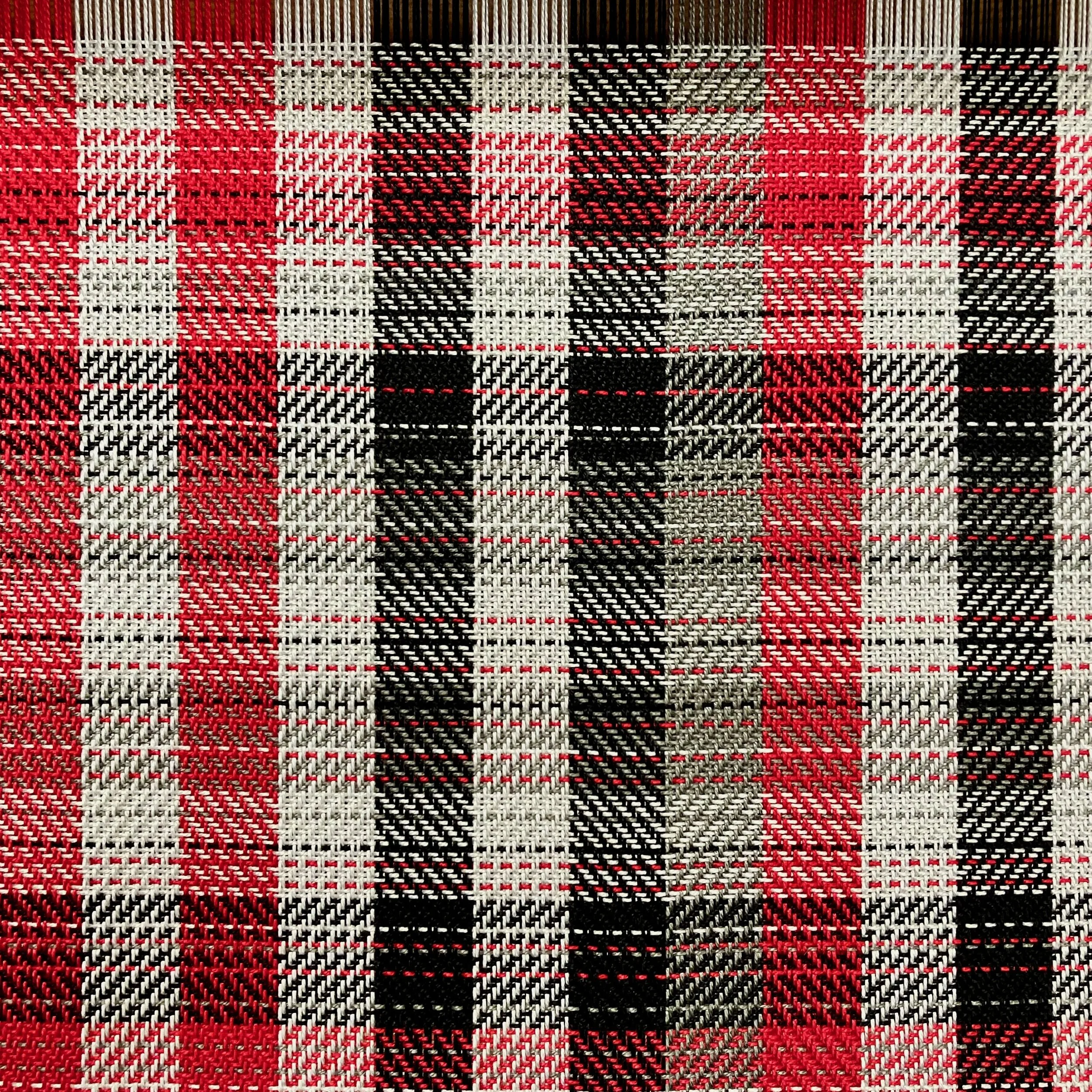 Servetten in random wart, grijs, rood