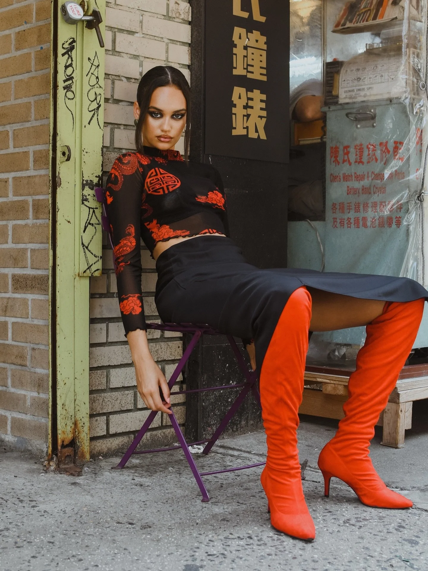 The shot vs. the bts vs. getting signed to Elite, then booking Project Runway 👠

@miawyble total star ✨🪽🤍
.
.
🤍it has been an nyc highlight being a part of your journey! 

and cheers to the STELLAR team for this shoot: 

Stylist: @anasasys 
HMU: 