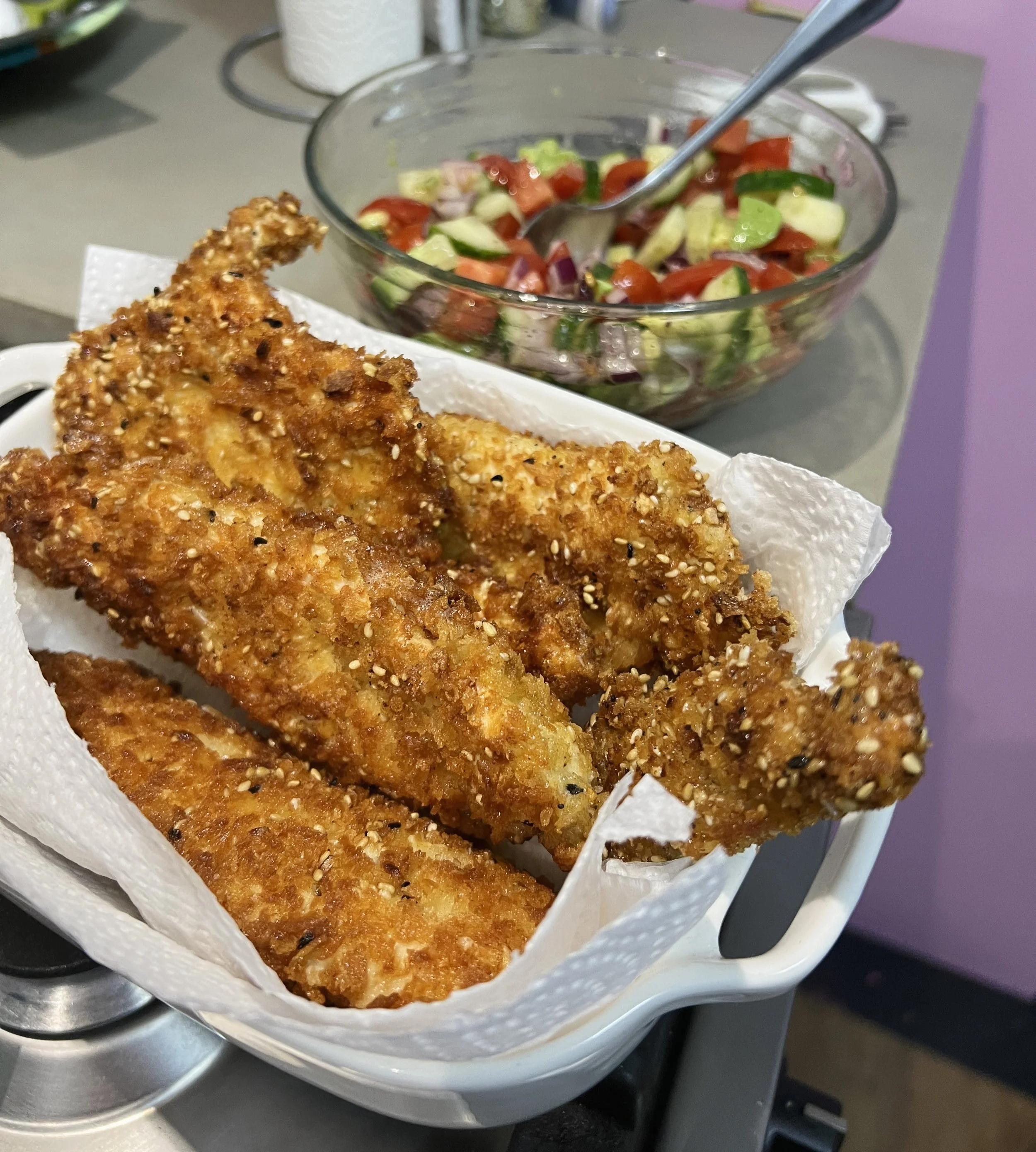 Chicken Schnitzel (Israeli-Style)